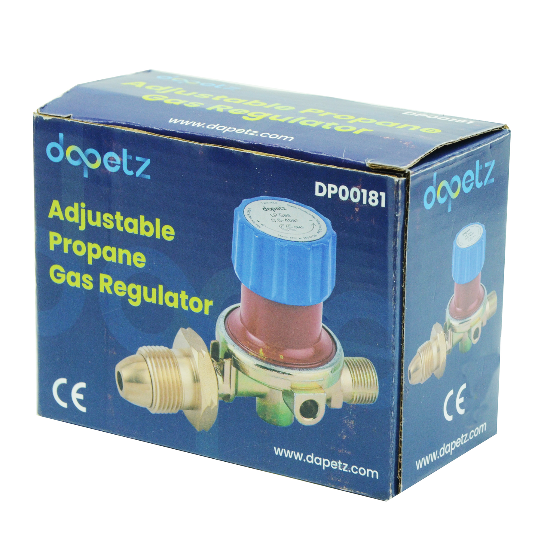 Adjustable Propane Gas Regulator 500 - 4000 mbar Variable Gas Flow BBQ Heater