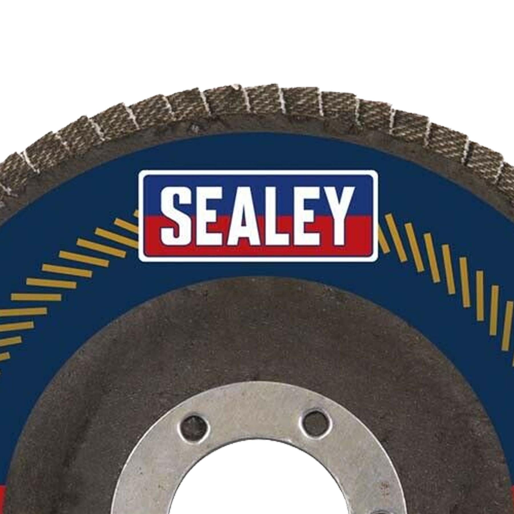 Sealey Flap Disc Aluminium Oxide 100mm 16mm Bore 80Grit