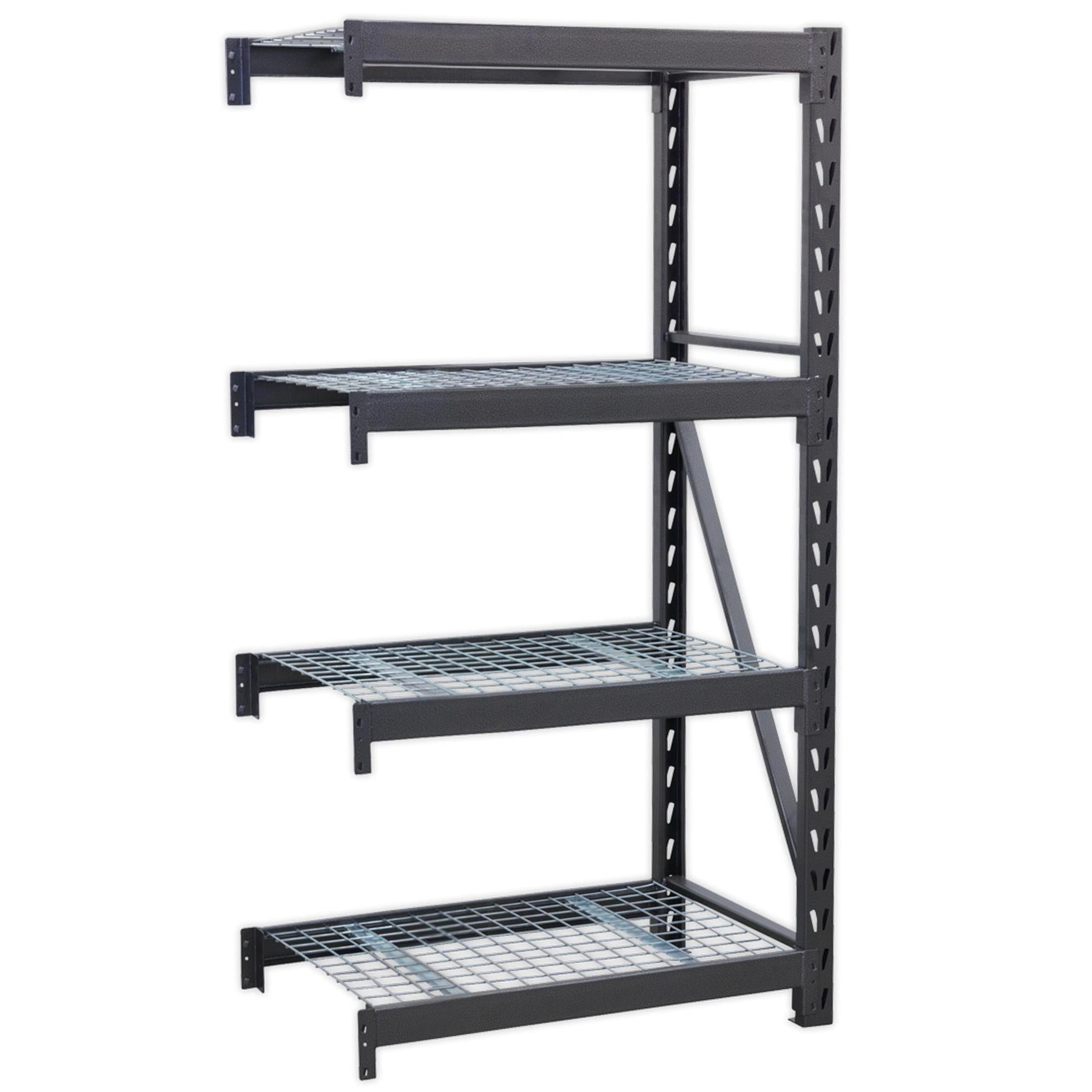 Sealey HD Racking Ext Pack with 4 Mesh Shelves 640kg Cap/Level