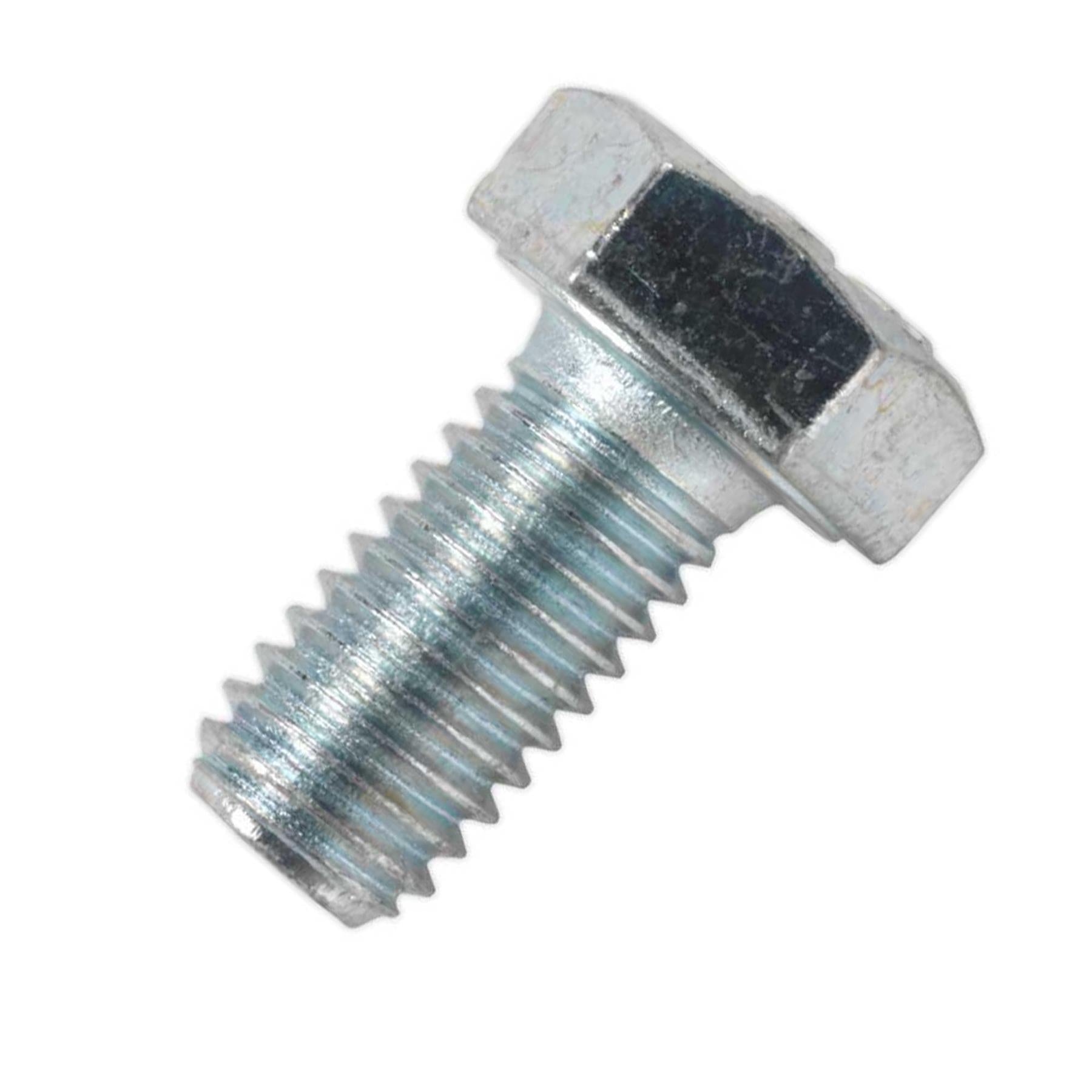 Sealey HT Setscrew M8 x 16mm 8.8 Zinc Pack of 50