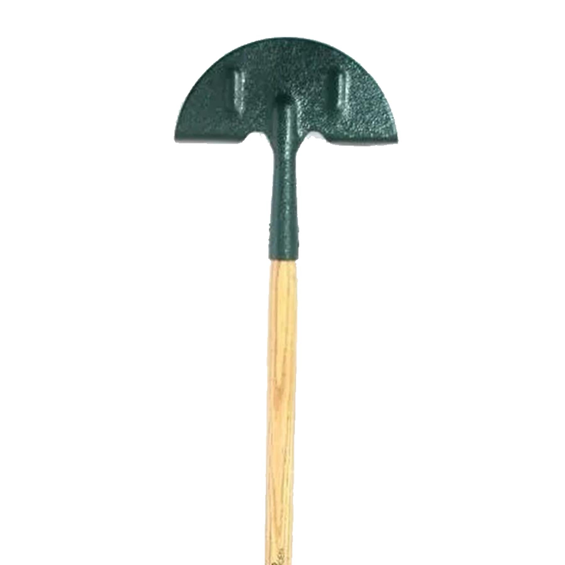 Carbon Steel Edging iron with long hardwood shaft