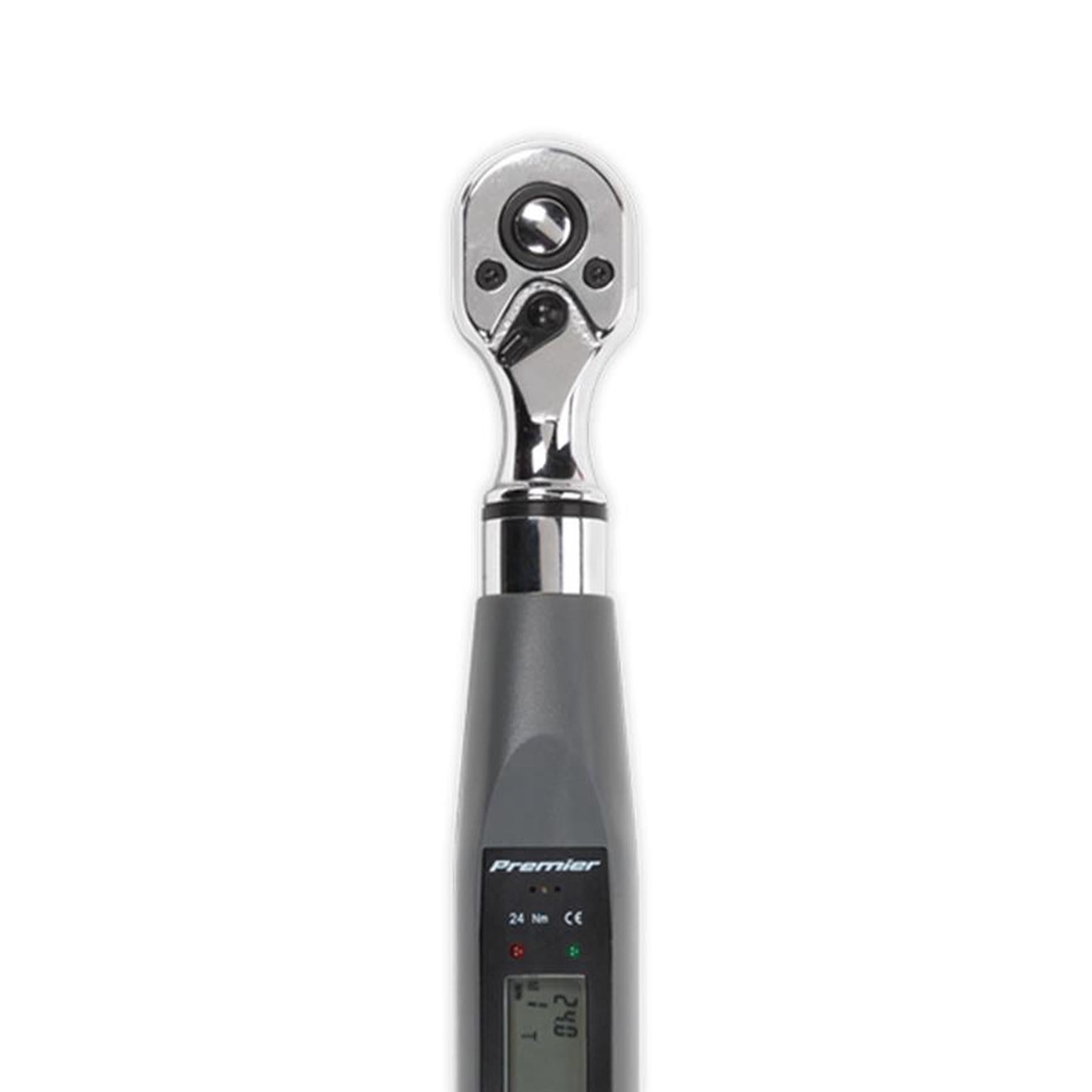Sealey Torque Wrench Digital 3/8"Sq Drive 2-24Nm(1.48-17.70lb.ft)