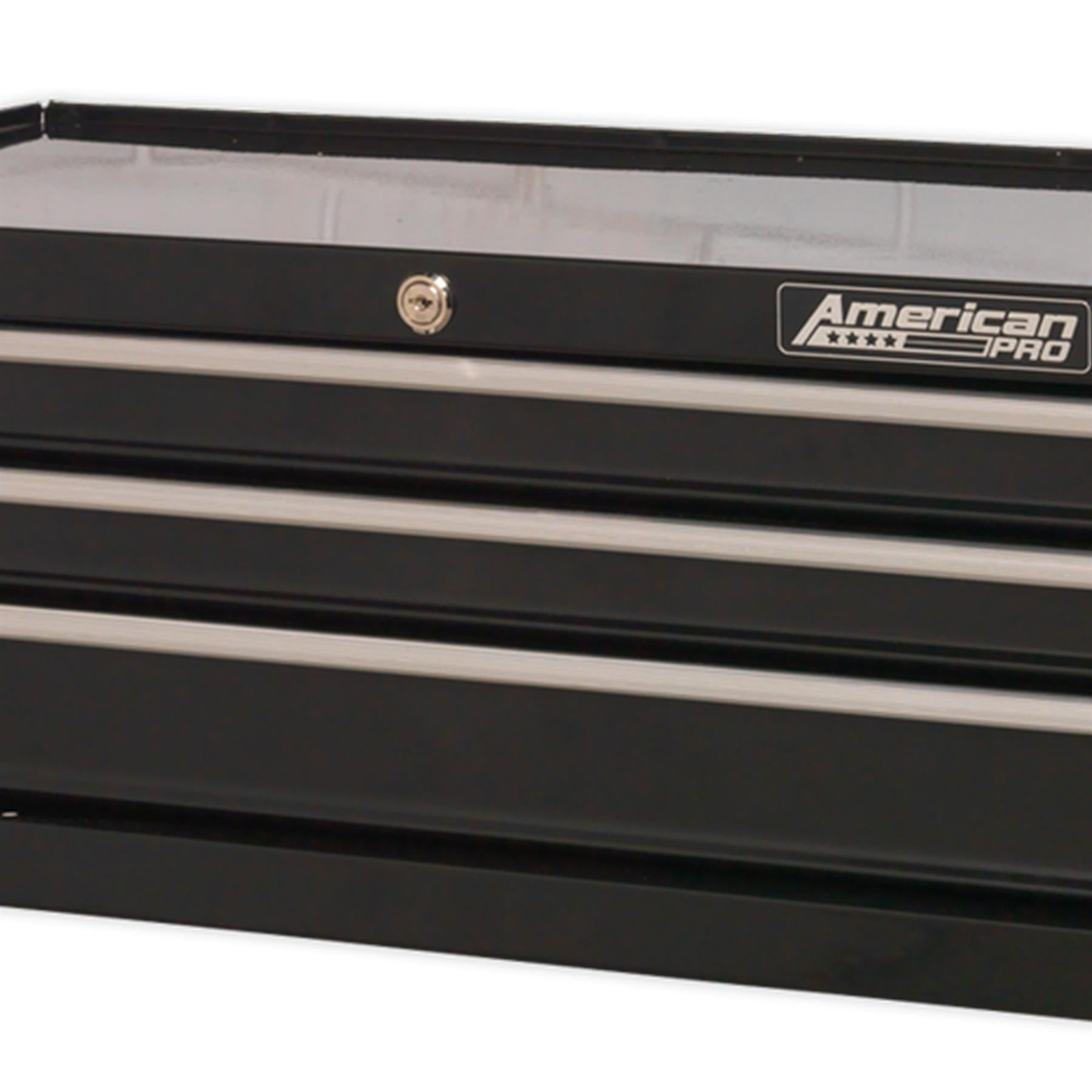 Sealey Mid-Box 3 Drawer with Ball-Bearing Slides - Black