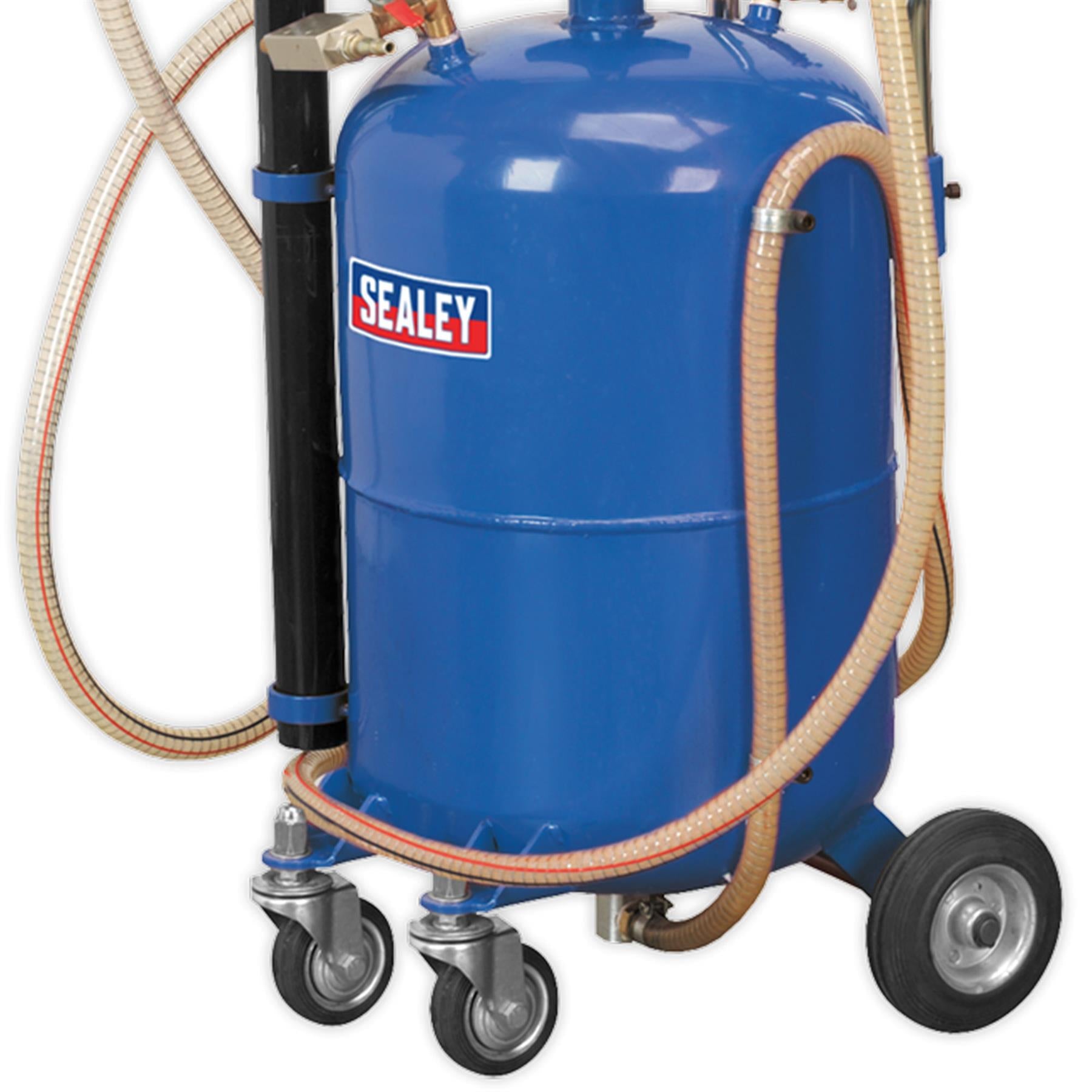 Sealey Mobile Oil Drainer with Probes 35L Air Discharge
