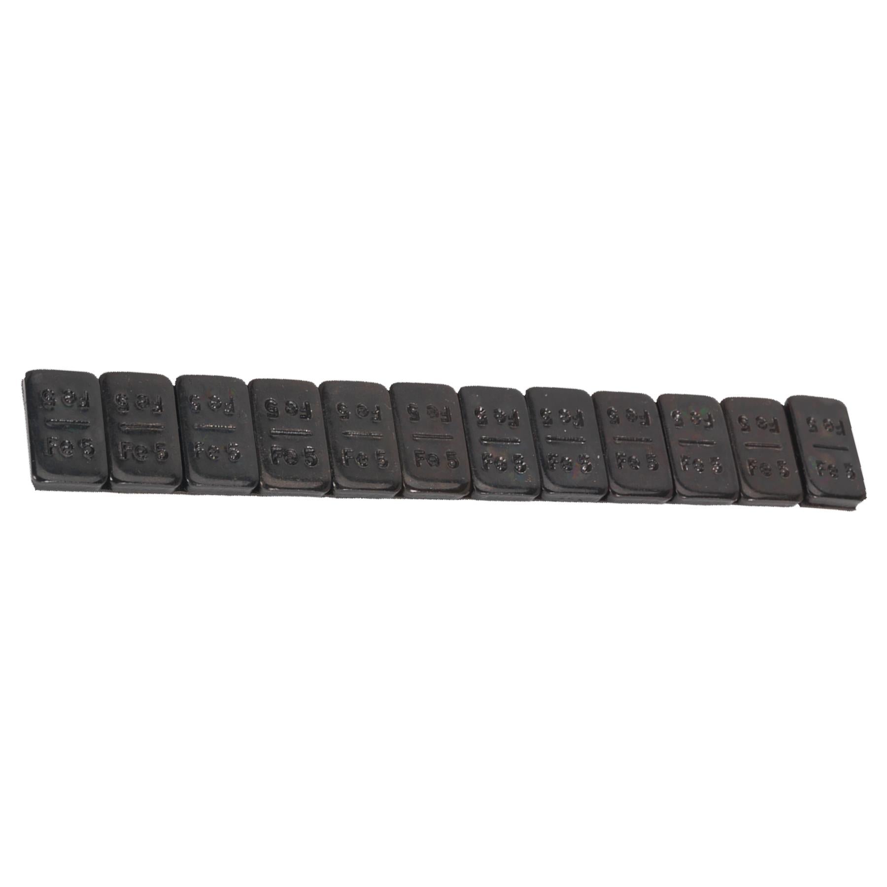 Wheel Weight 5g Adhesive Zinc Plated Steel Black Pk of 50x12 Sealey
