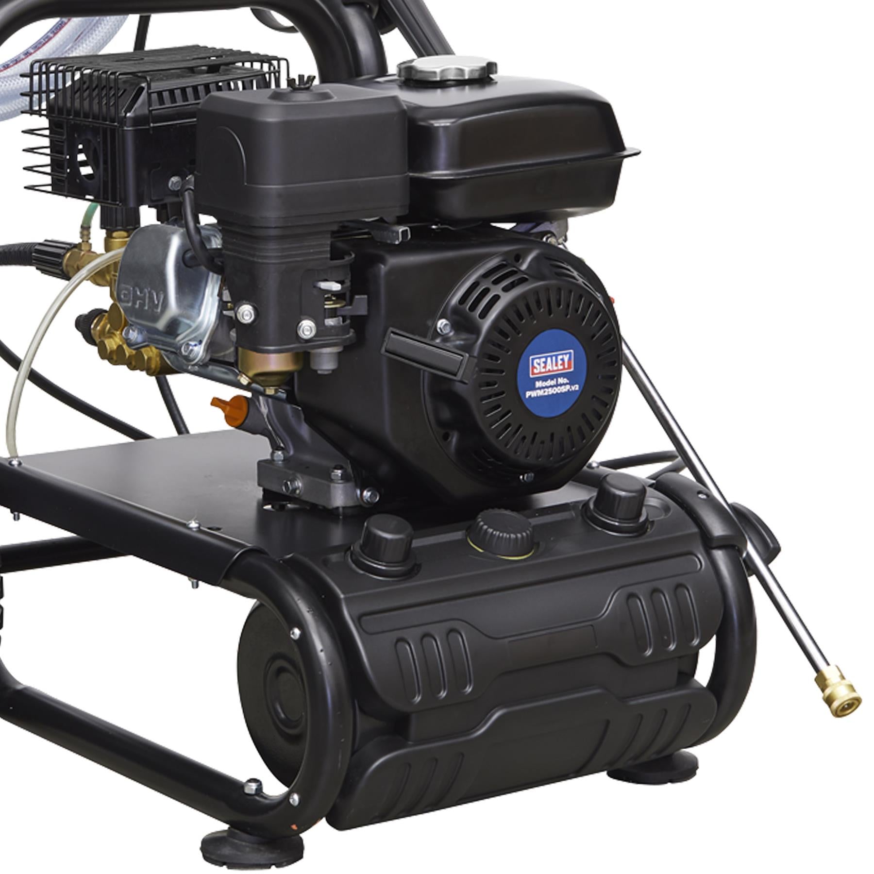 Sealey Pressure Washer 220bar 540L/hr Self-Priming 6.5hp Petrol