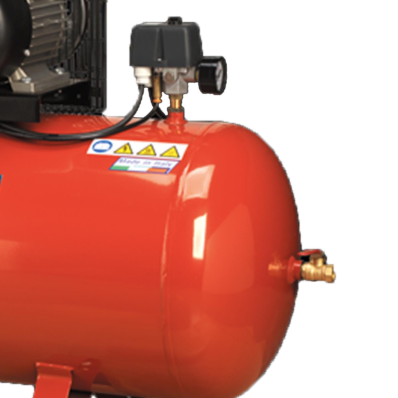 Sealey SAC1153B Air Compressor 150L Belt Drive 3hp with Cast Cylinders