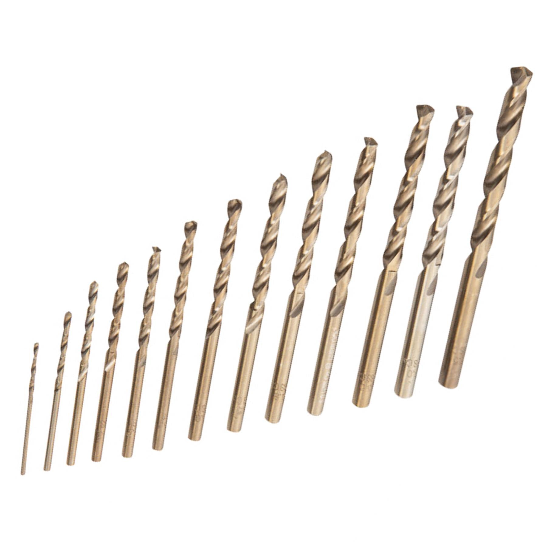 BlueSpot 13 Piece HSS Drill Bit Set Steel 1.5mm To 6.5mm Drill Bits