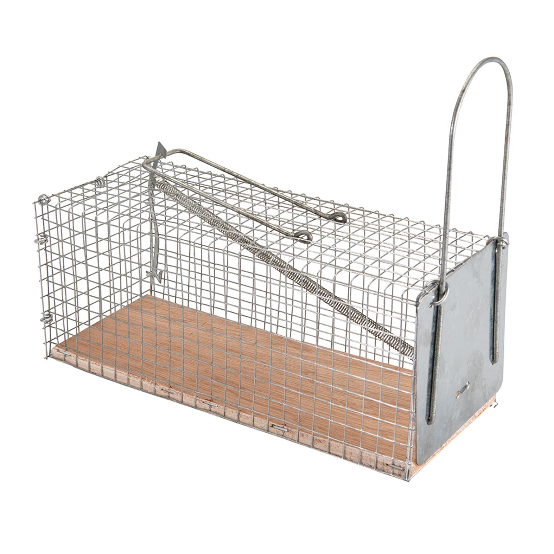 Metal Mouse Trap Humane Live Catcher Rat Vermin Rodent Cage Traps Pest Hamster