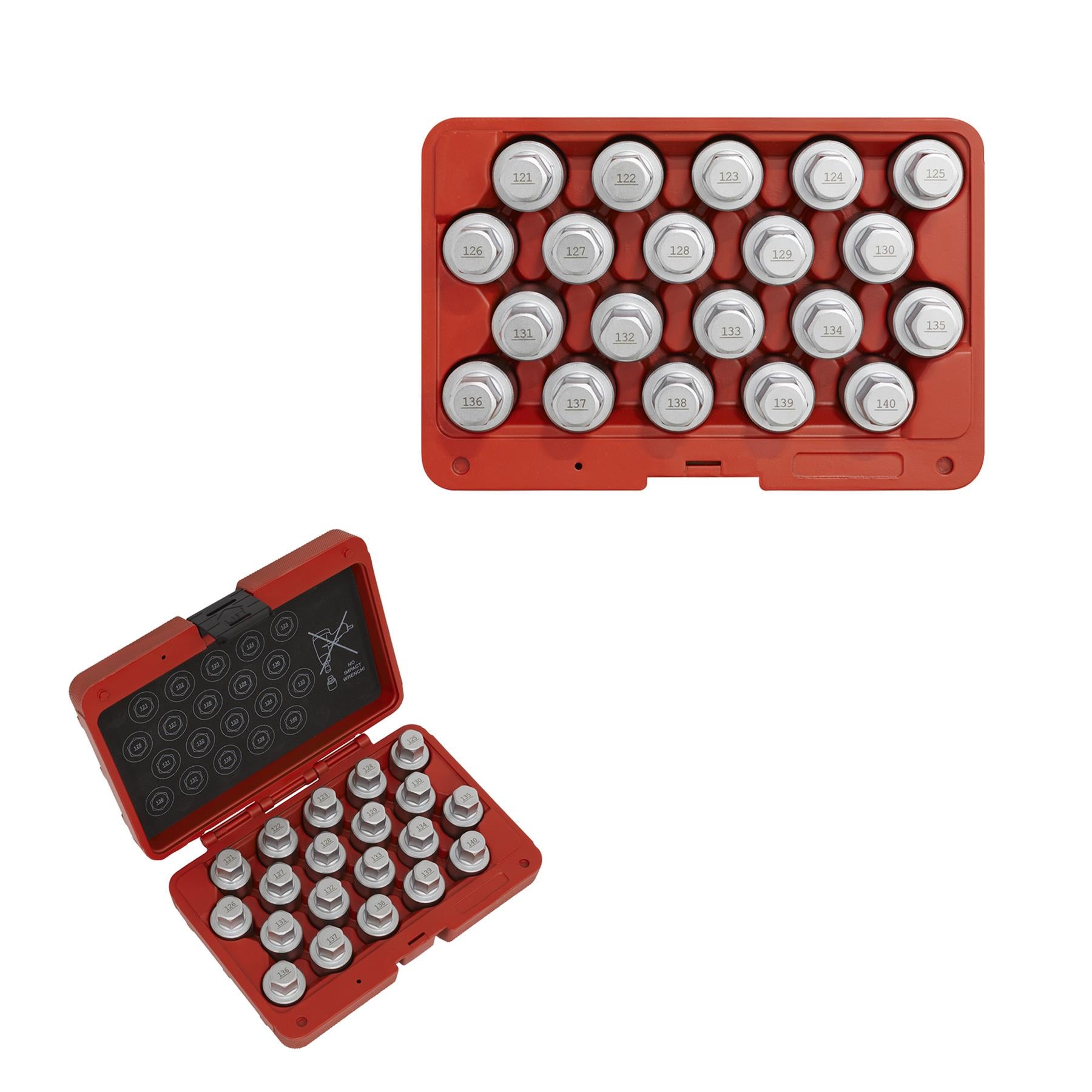 Sealey Locking Wheel Nut Key Set 20pc - Vauxhall-B - SX215