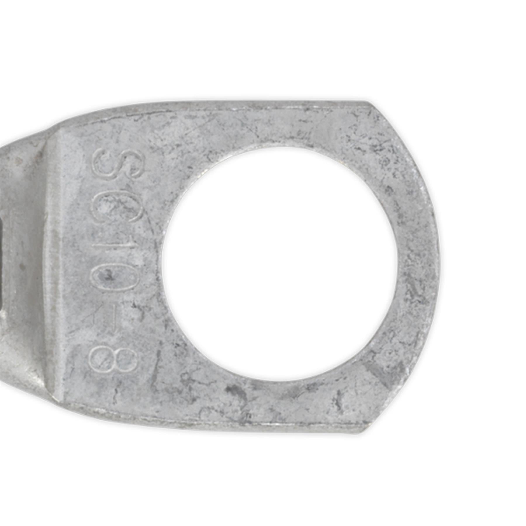 Copper Lug Terminal 50mm x 10mm Pack of 10. Sealey