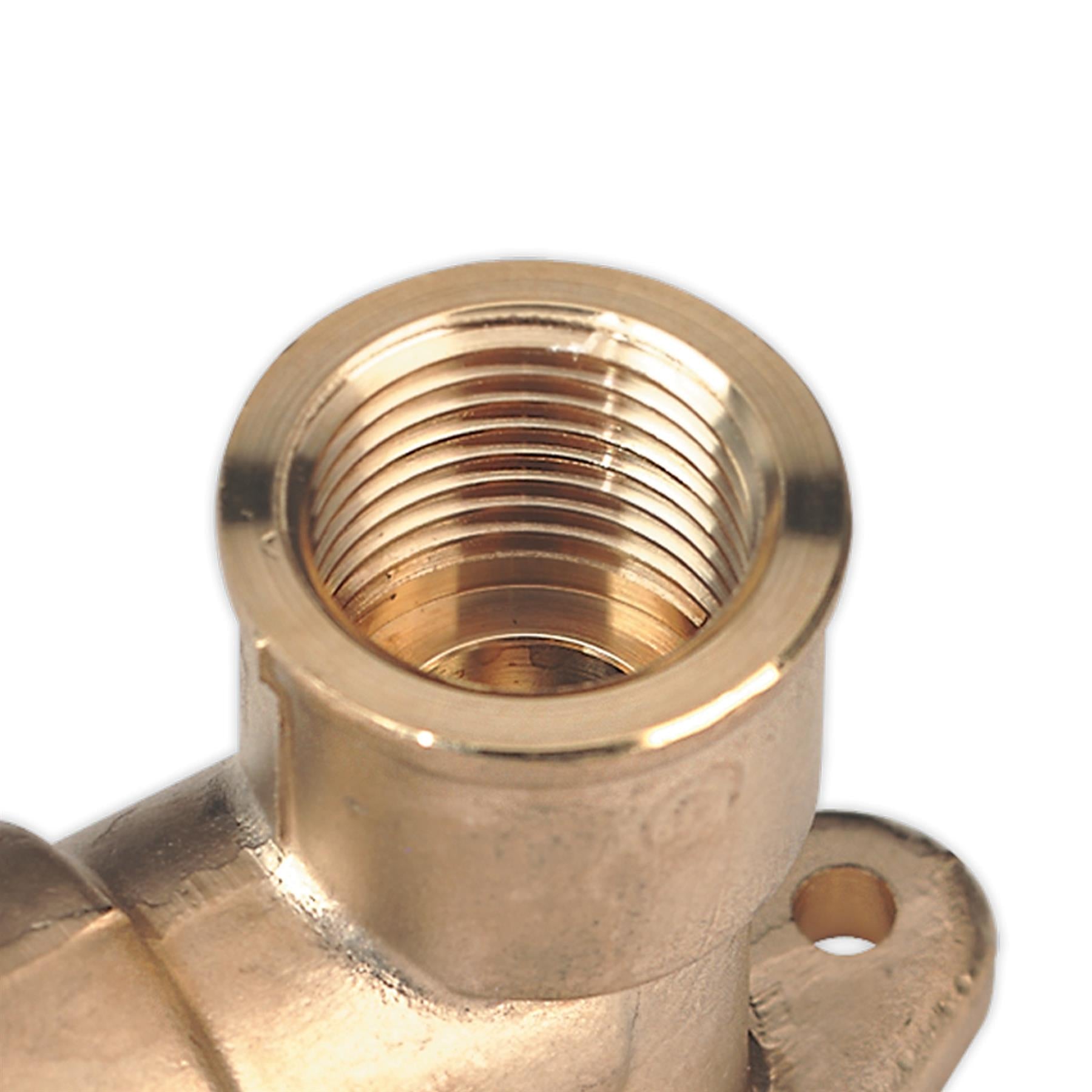 Sealey Wingback Elbow 15mmx1/2"BSP Brass (Speedfit - PM15WB)