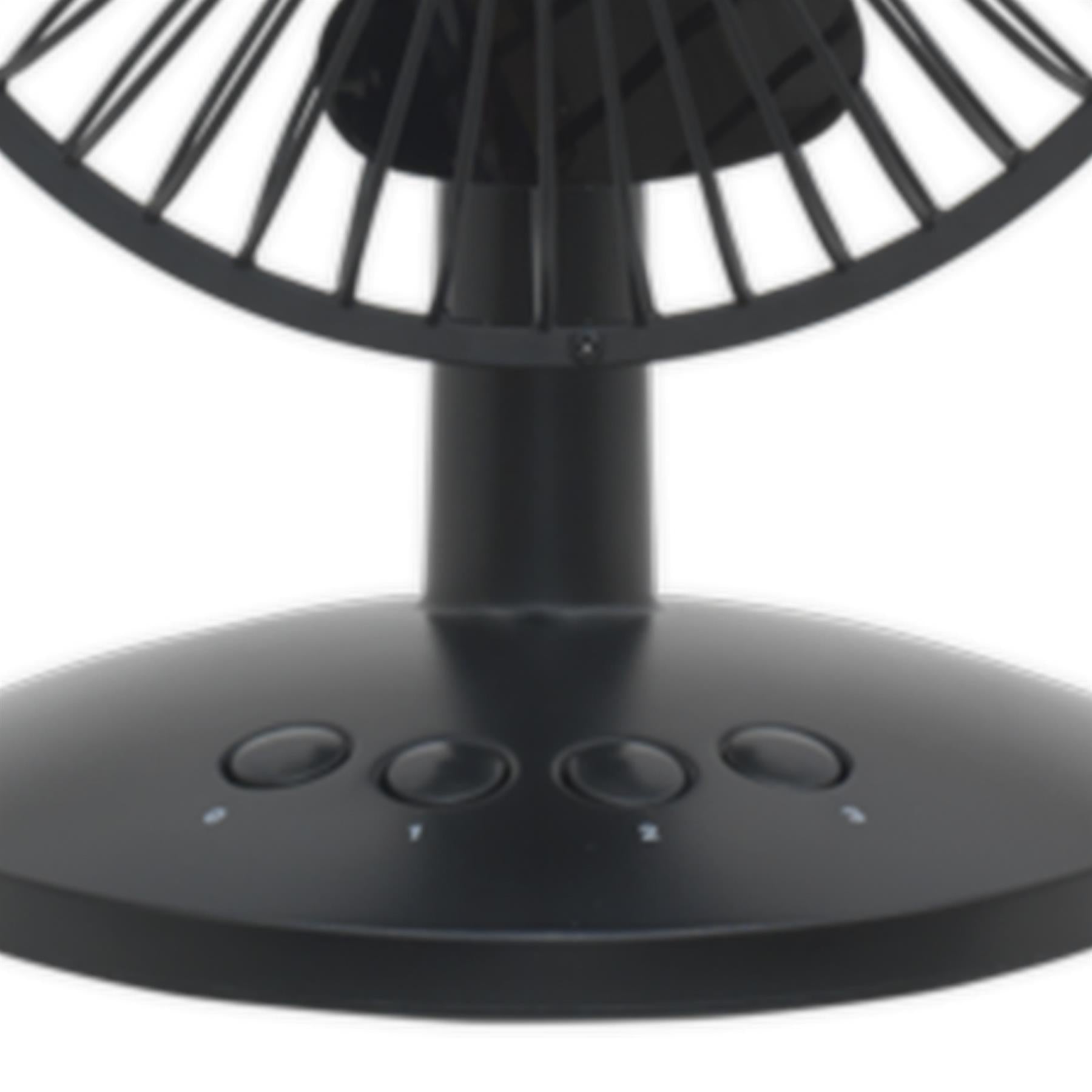 Sealey Oscillating USB Desk Fan 3-Speed 6"