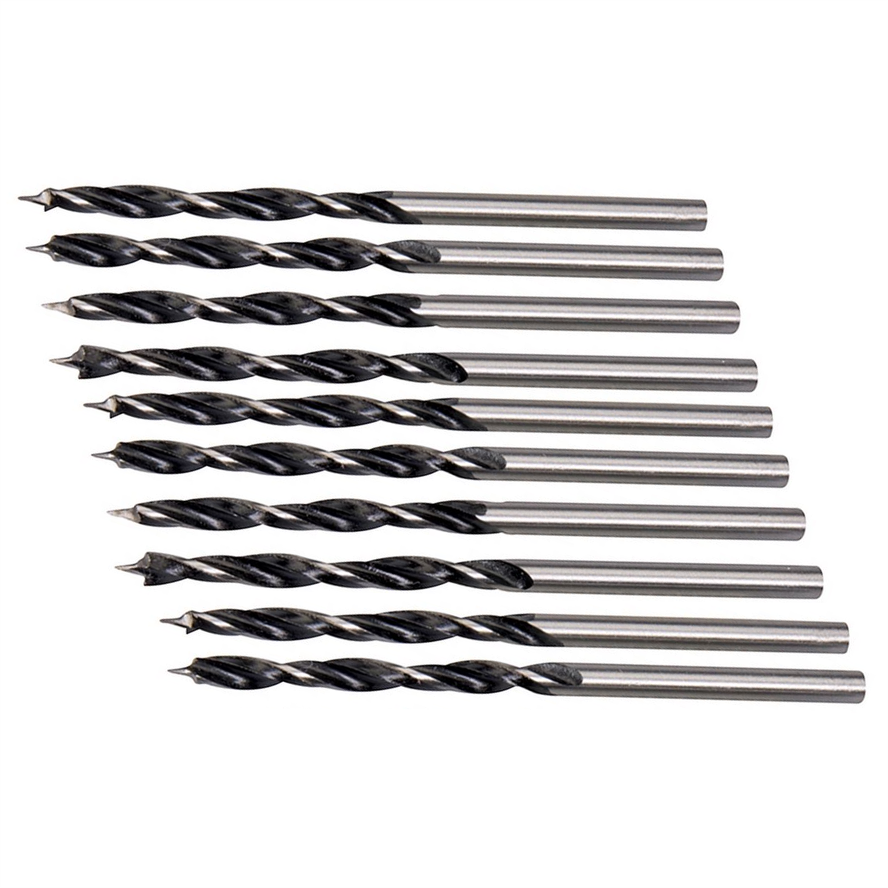 10-Pack Lip & Spur Drill Bits