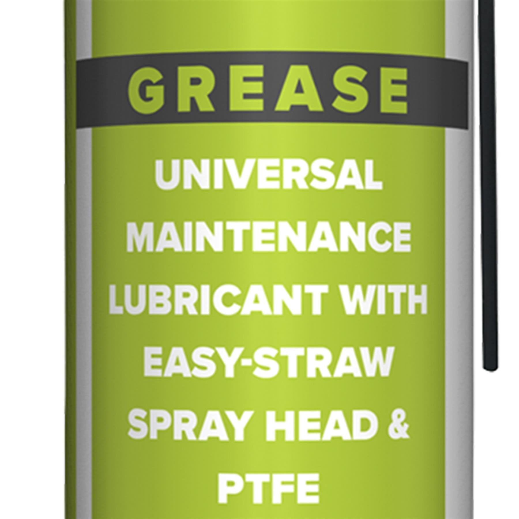 Sealey Maintenance Lube Easy-Straw Spray Head & PTFE 500ml Single