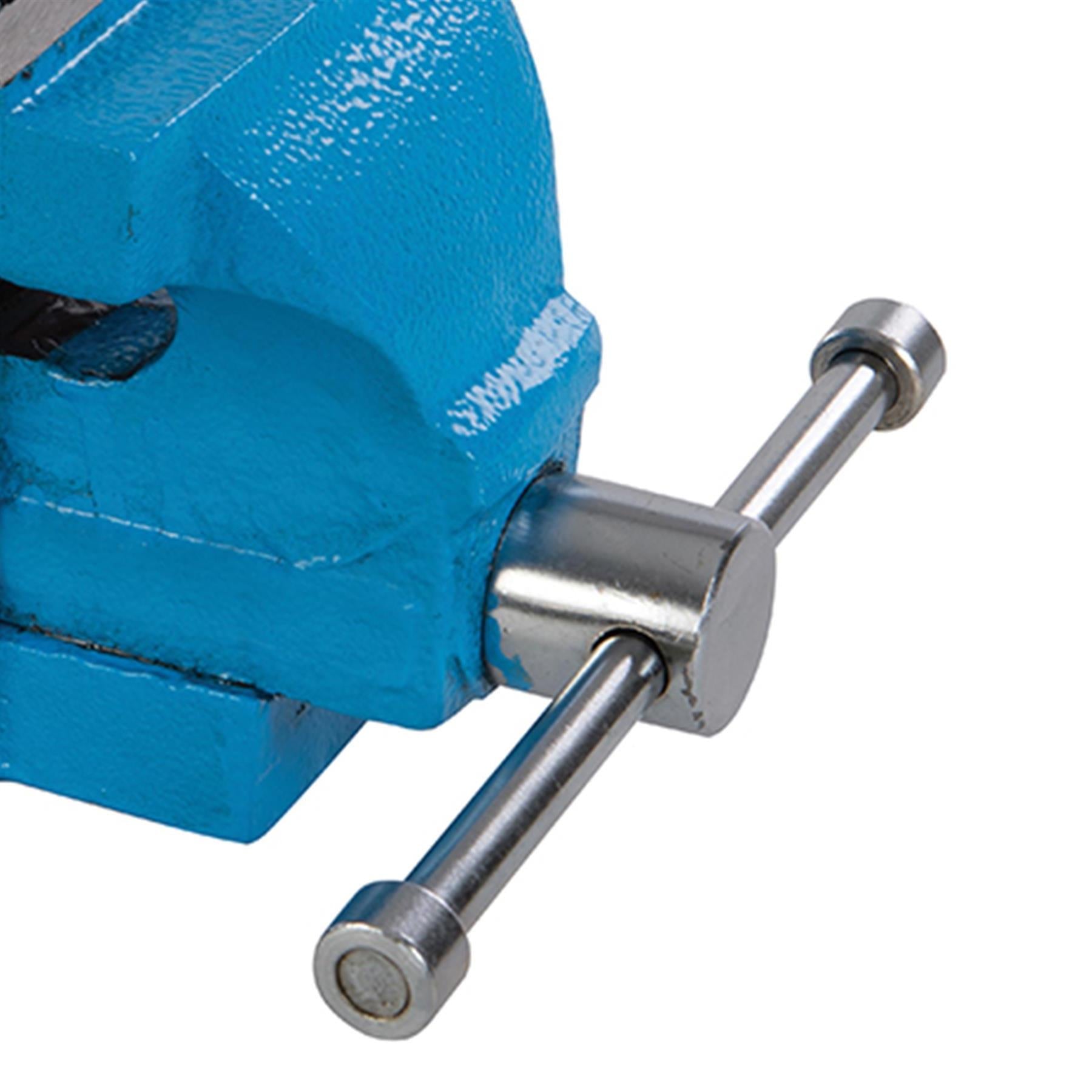 Engineers Vice 5Kg 100mm (4") Chrome-Lated Handle And Lead Screw New
