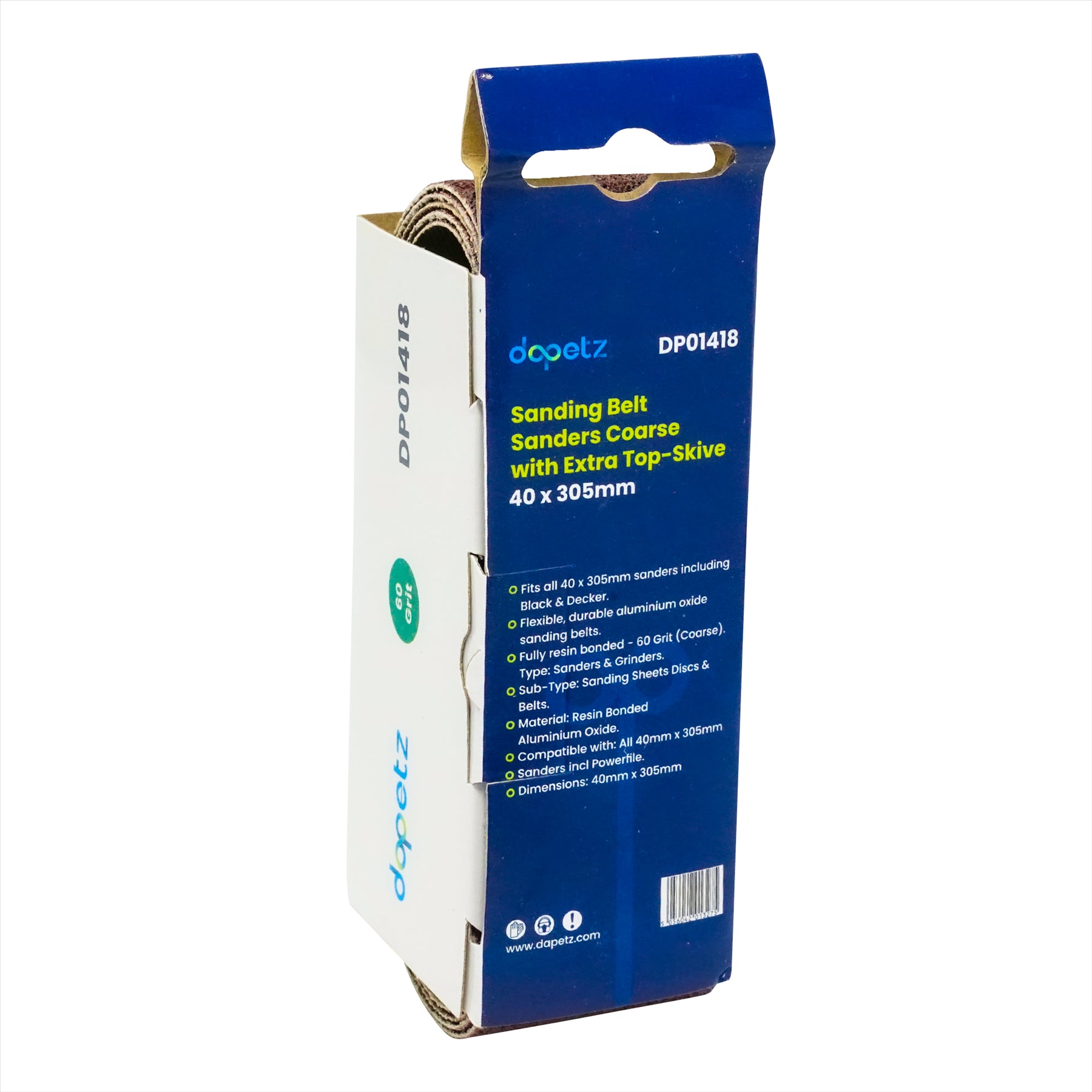 10 X 40mm X 305 mm 60 Grit Coarse Sander Sanding Belt Belts 40 305 mm DIY