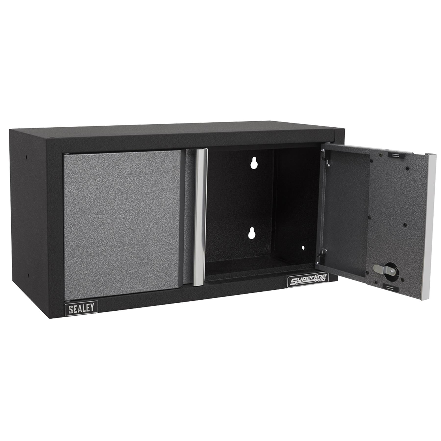 Sealey Modular Wall Cabinet 2 Door 680mm high quality lock supplied With two keys.