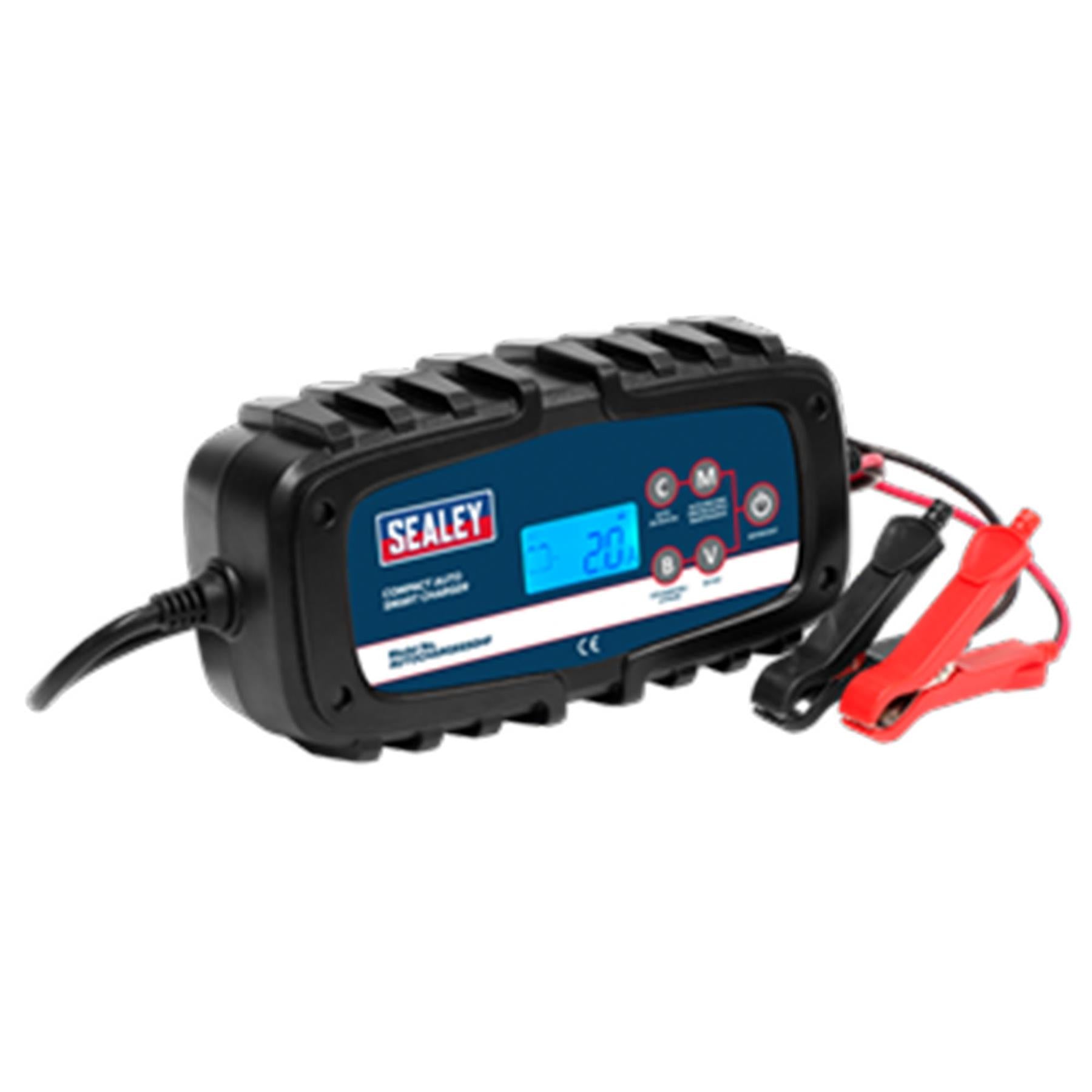 Sealey Compact Auto Smart Charger 6.5A 6/12V