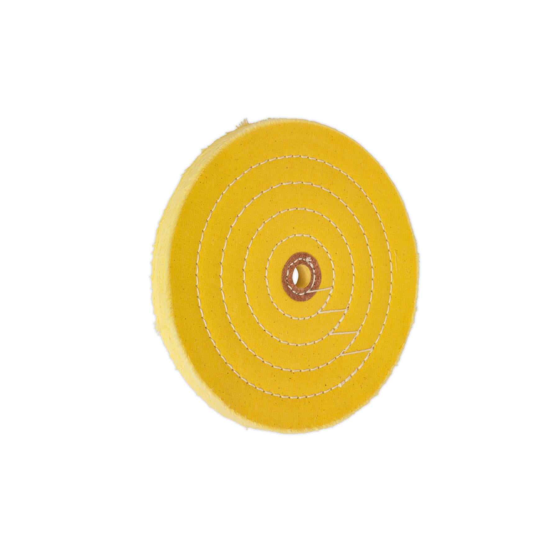Sealey Buffing Wheel Ø200 x 16mm Ø16mm Bore Coarse
