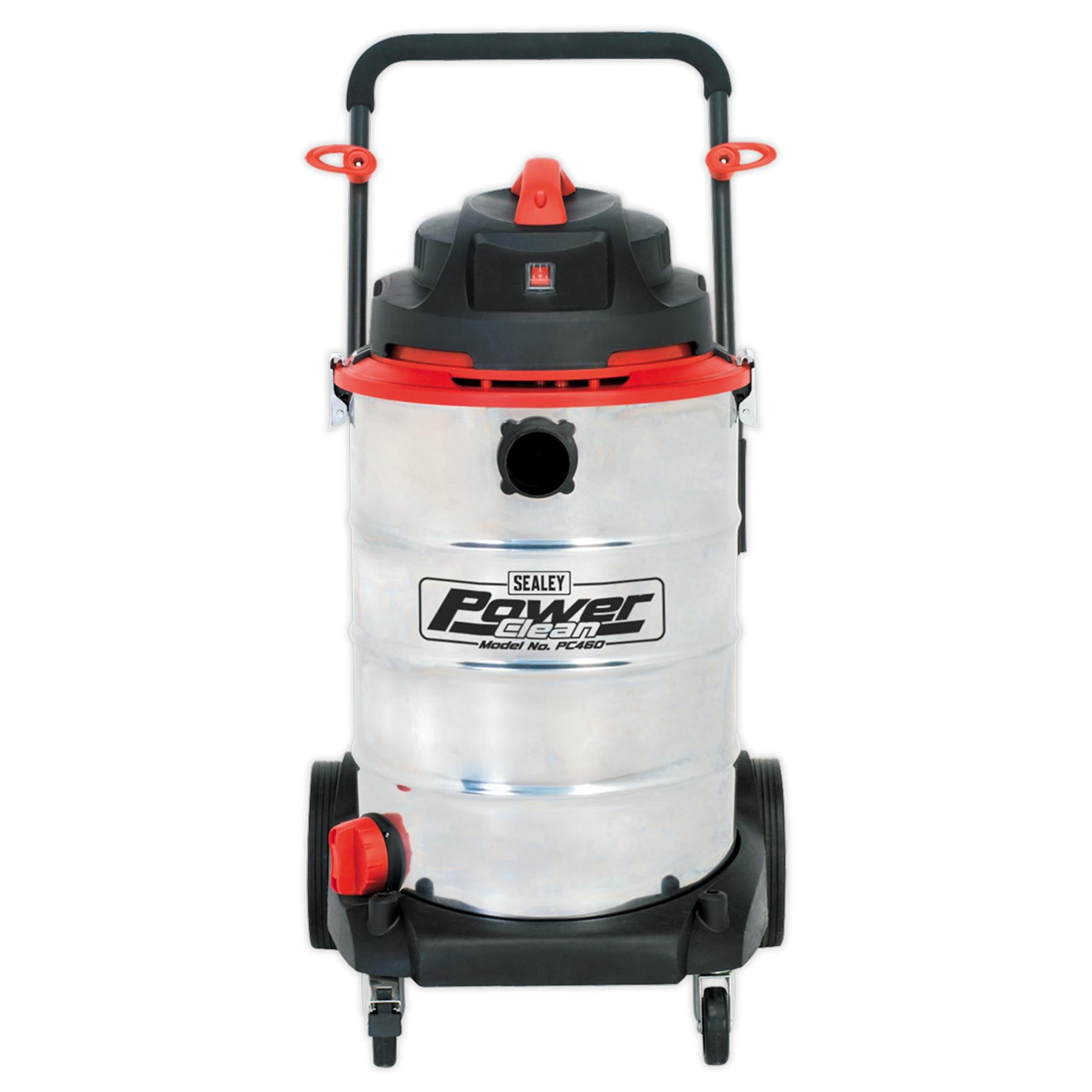 Sealey Vacuum Cleaner Wet & Dry 60L Stainless Drum 1600W/230V