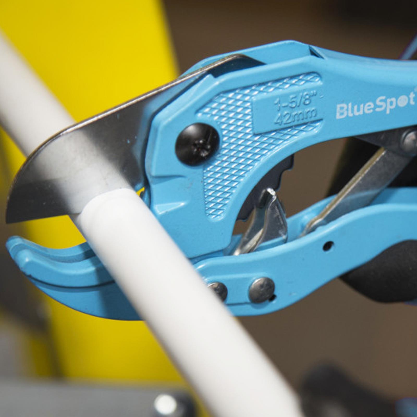 Bluespot 42mm Ratchet Pvc Plastic Tube Pipe Conduit Cutter Plumbing Plumber Tool