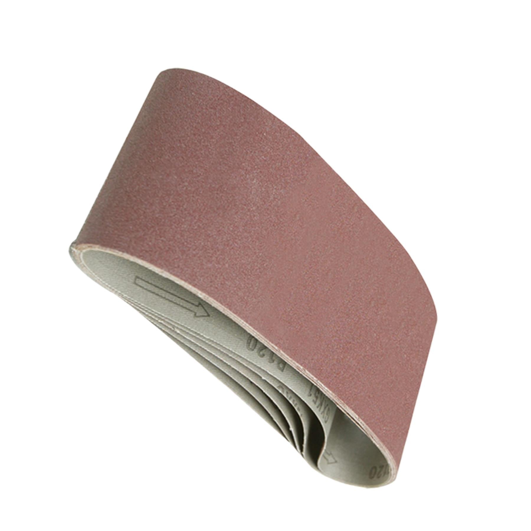 10 X New 610mm X 100mm 120 Grit Fine Sander Sanding Belts With Extra Top-Skive