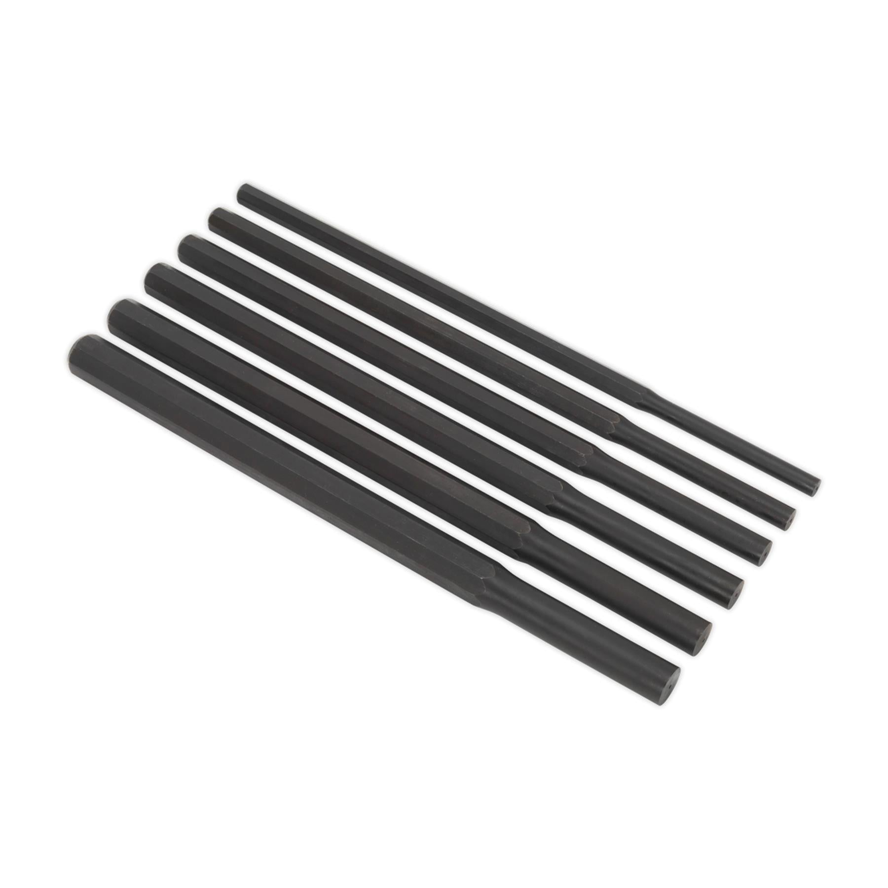 Sealey Parallel Pin Punch Set 6pc Heavy-Duty Metric