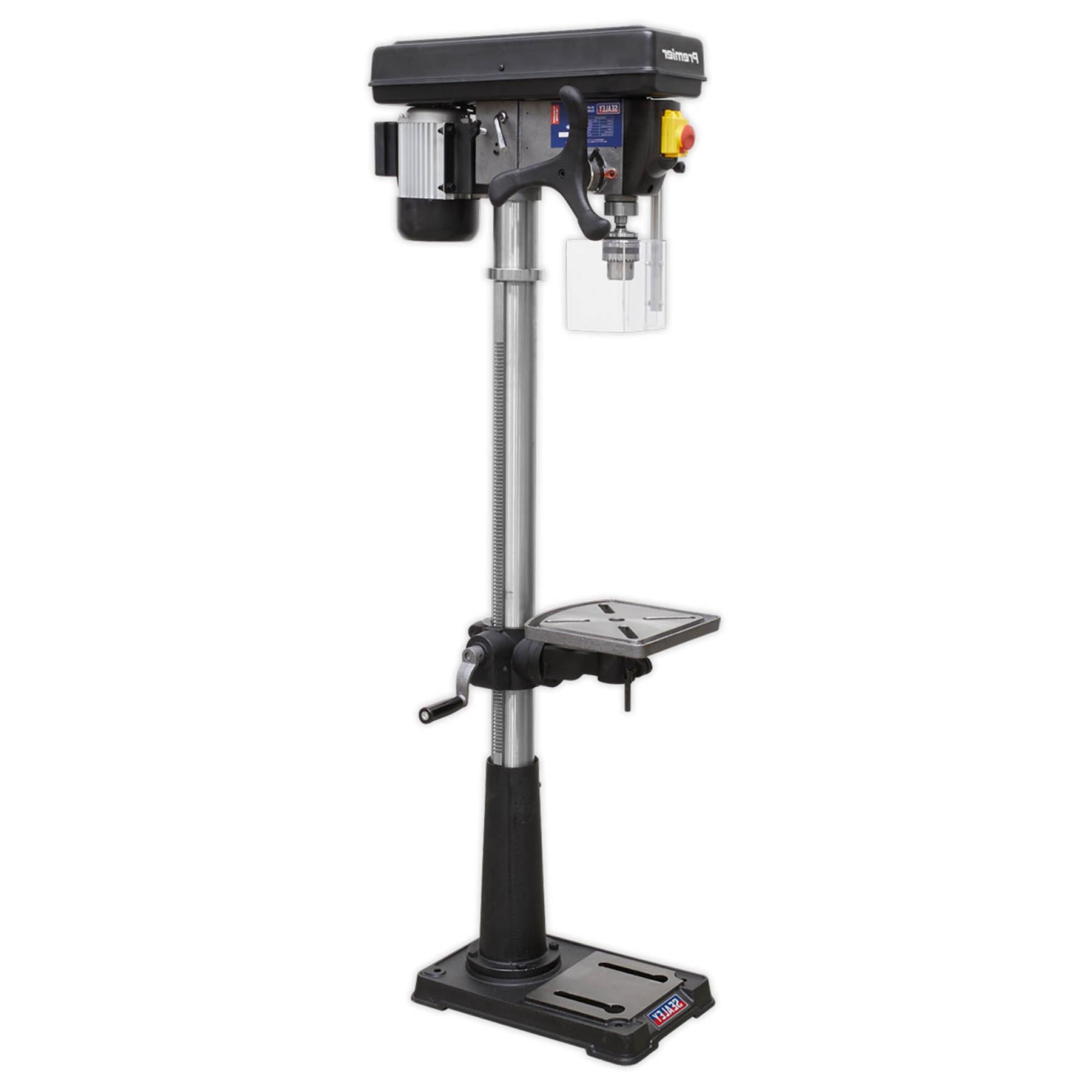 Sealey Pillar Drill Floor 16-Speed 1610mm Height 230V Garage Workshop DIY