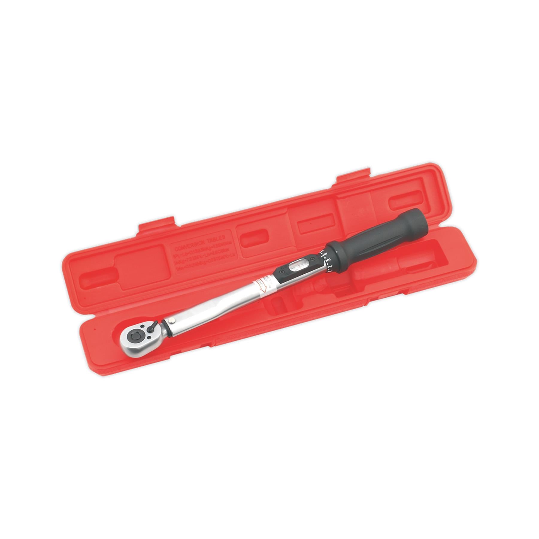Sealey Torque Wrench Locking Micrometer Style 3/8"Sq Dr Calibrated