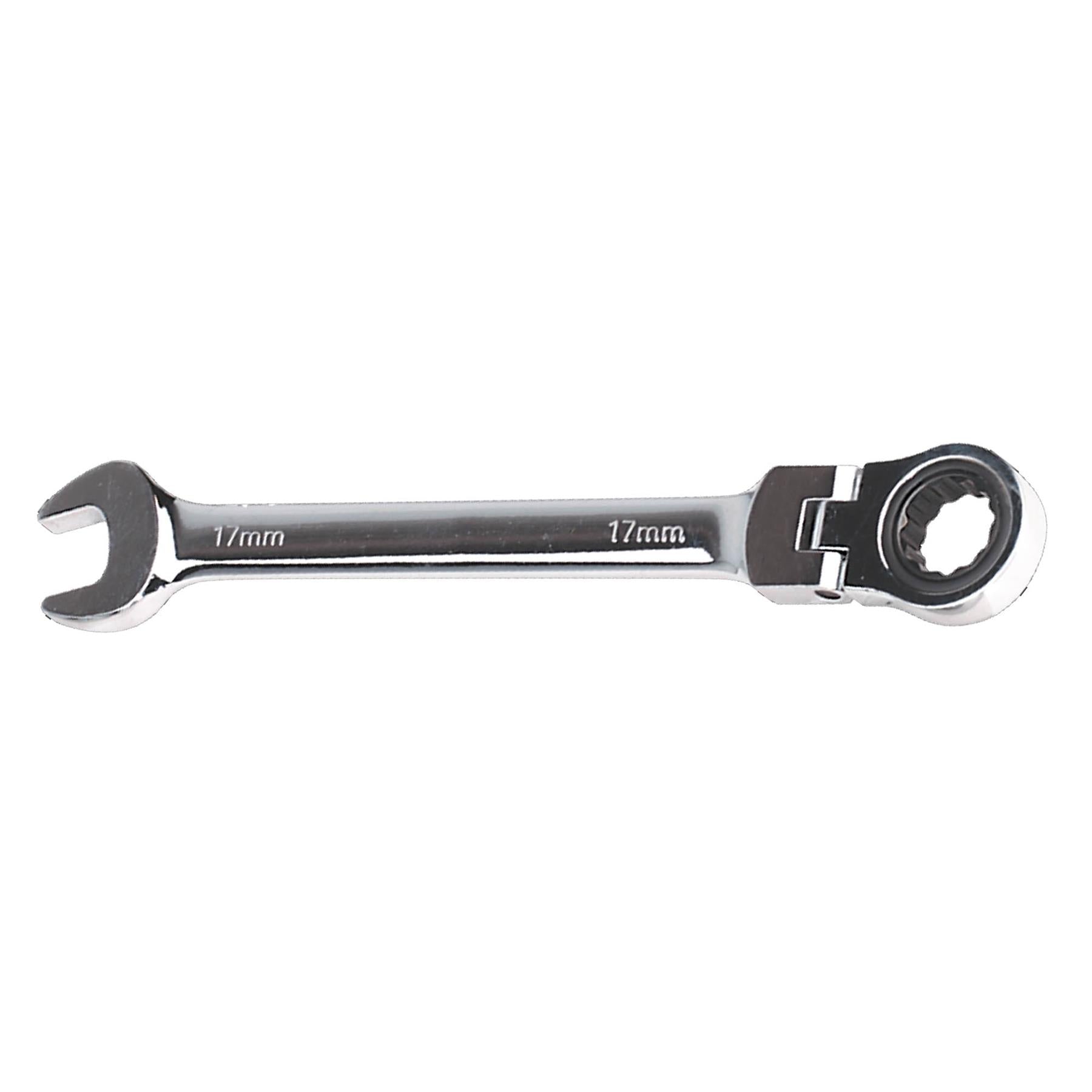 Sealey Flexi-Head Ratchet Combination Spanner 17mm