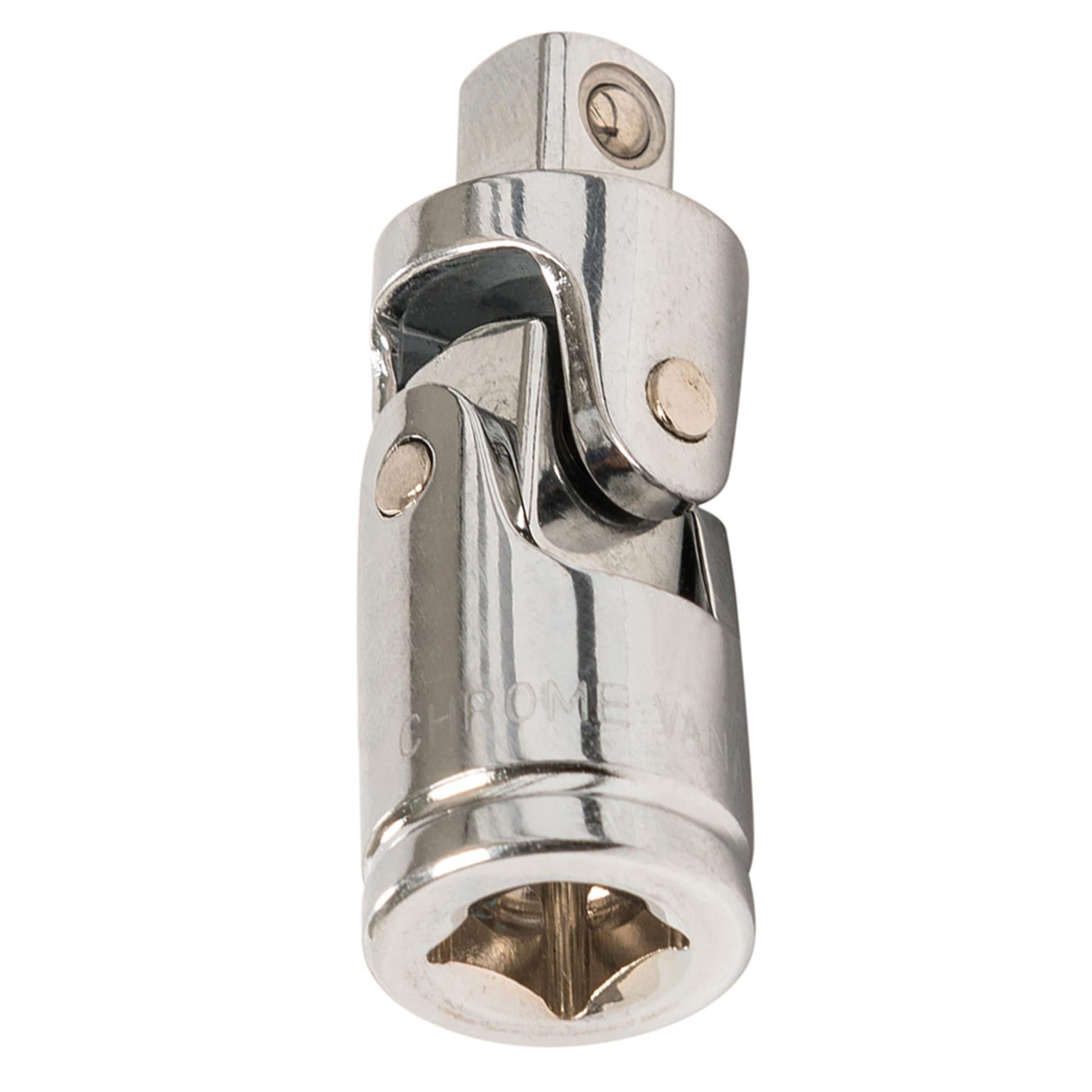 Universal Joint 1/4" Socket Adaptor Flexible Head Spring Loaded Ball