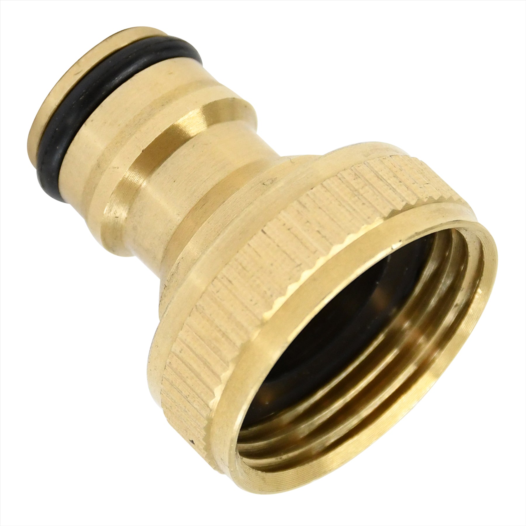 3/4" SOLID BRASS GARDEN HOSE PIPE TAP ADAPTOR HOSEPIPE CONNECTOR INNER THREAD