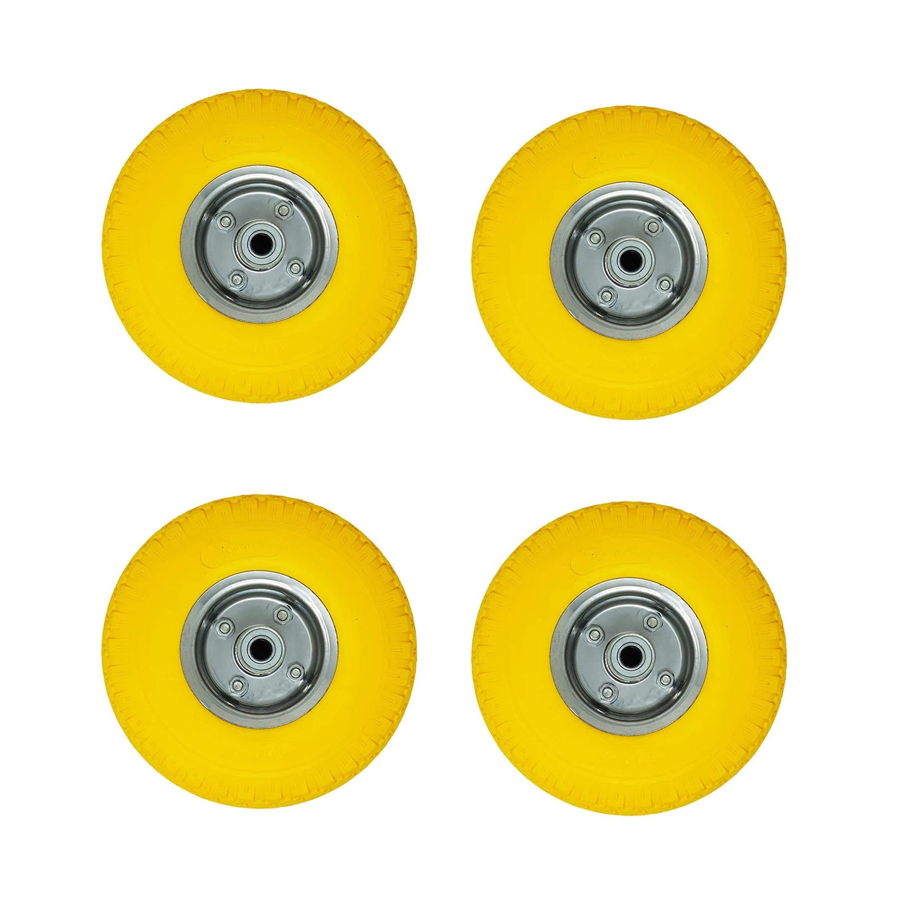 4 X10" Tyre Wheel Replacement No More Flats Sack Truck Trolley Cart