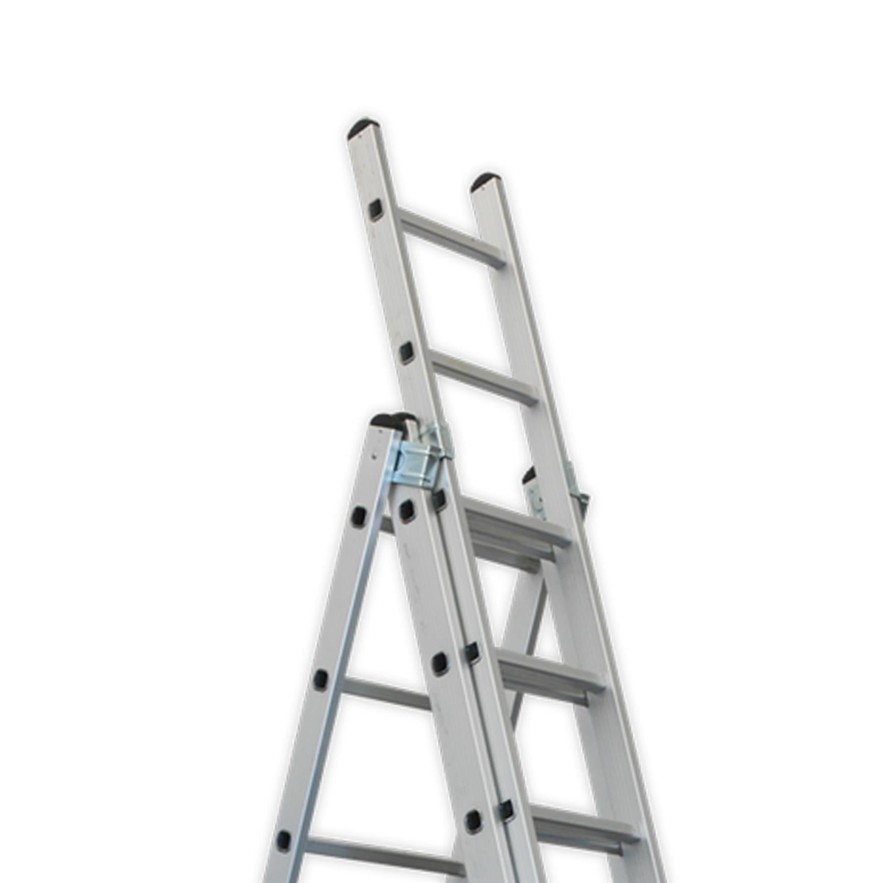 Sealey Aluminium Extension Combination Ladder 3x9 EN 131