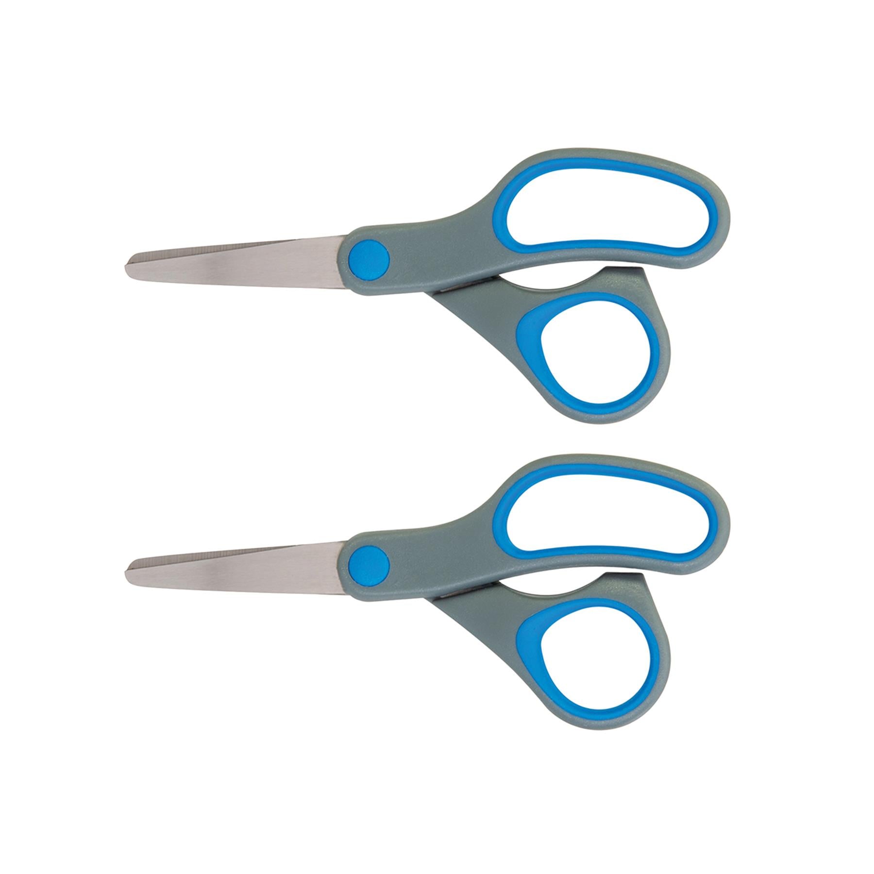 2Pk Scissors - 140mm (5 ½) Stainless Steel S2 Steel Bits In Handy Storage Case