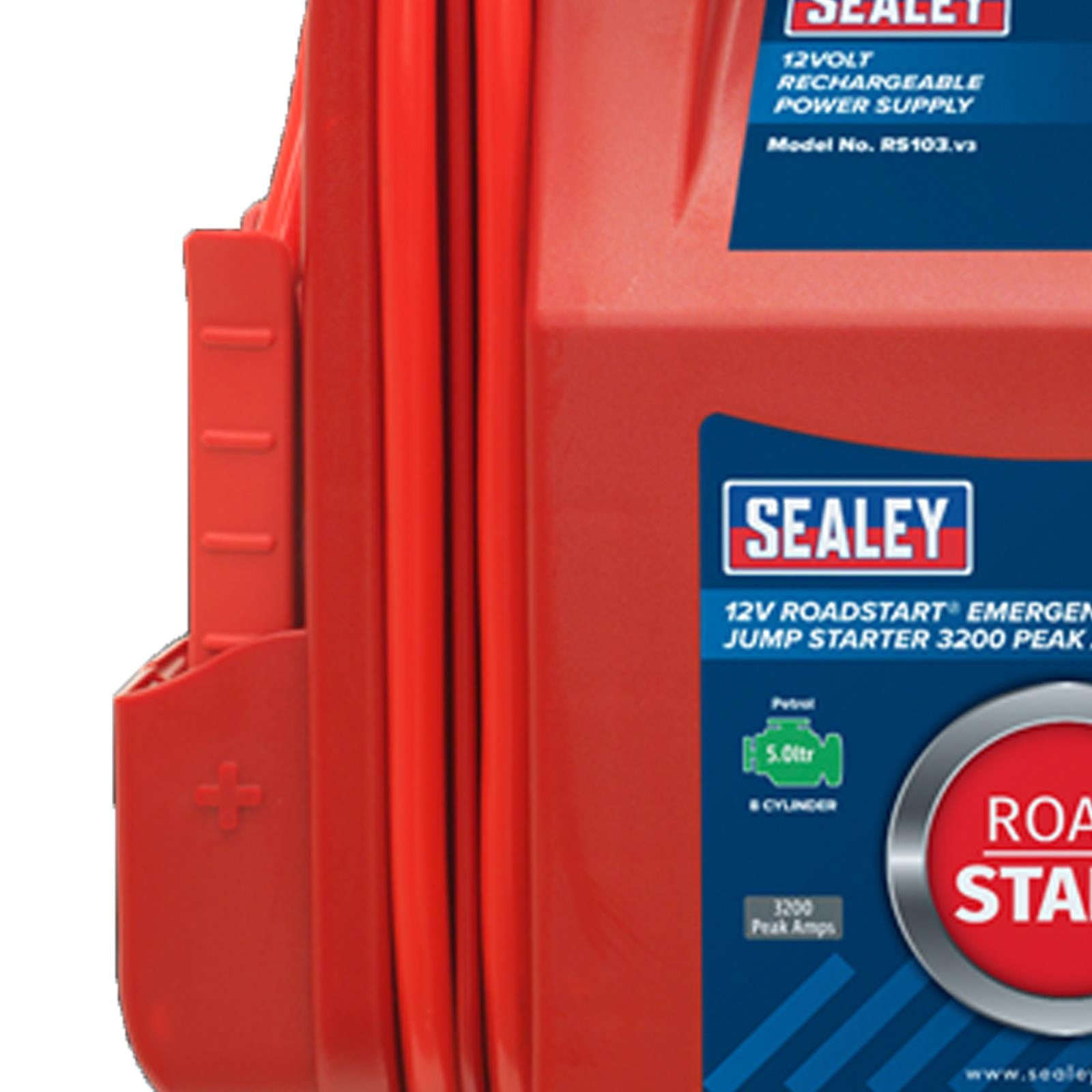 Sealey Roadstart Emergency Power Pack 12V 3200 Peak Amps Emergency Power Pack