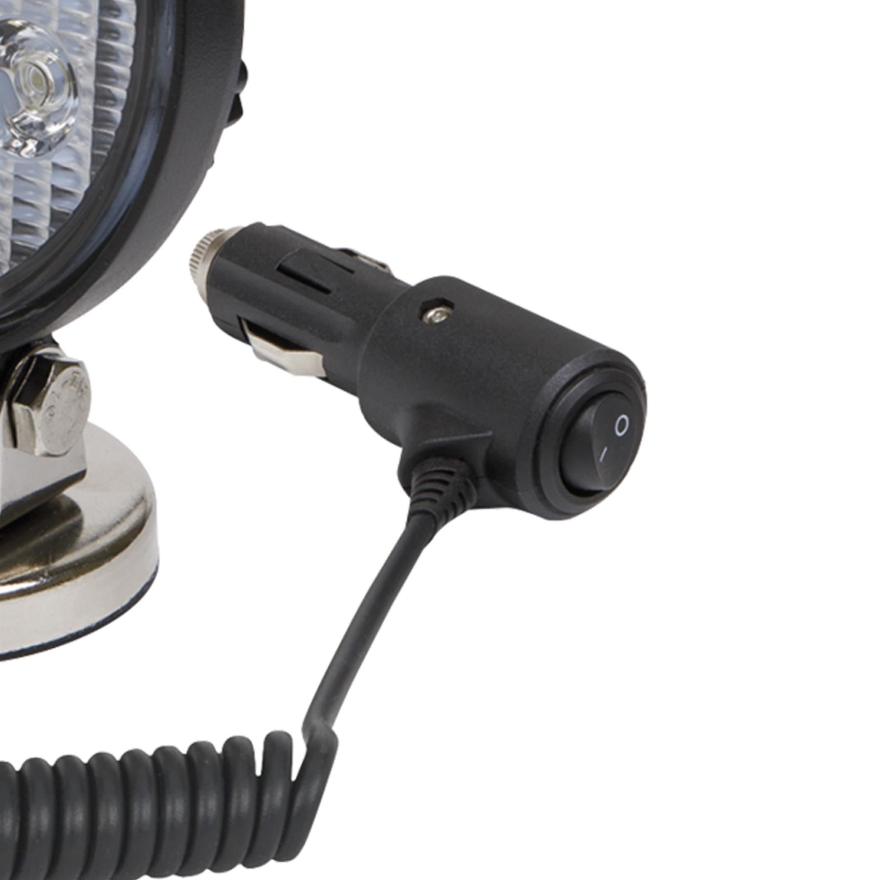 Sealey Round Work Light with Magnetic Base 27W LED