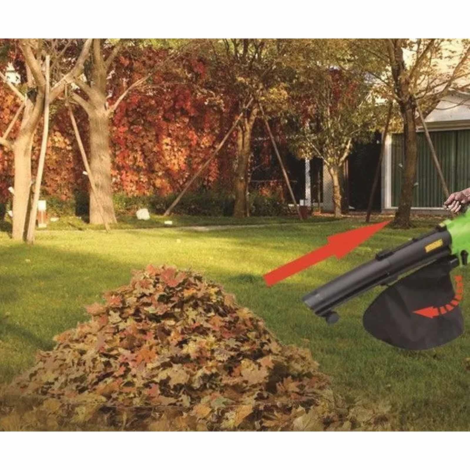 3000W Electric Leaf Blower Dust Vacuum 3-in-1 Cleaning Tool