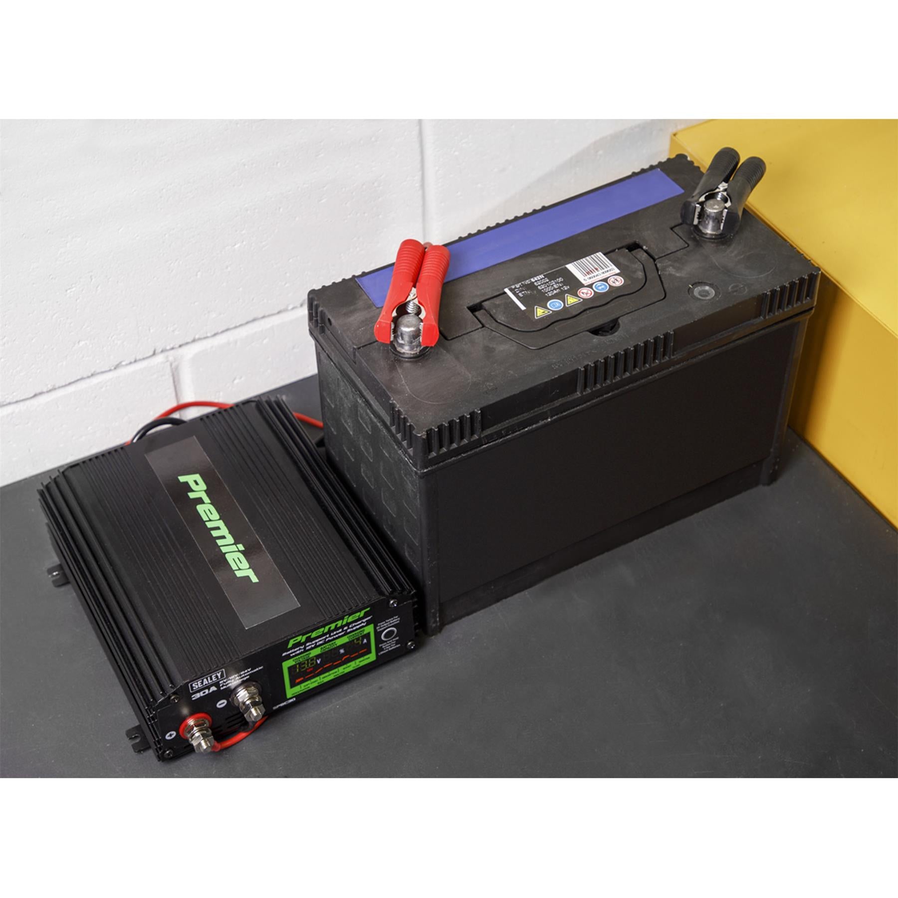 Sealey Battery Support Unit & Charger 30A 5 Year guarantee