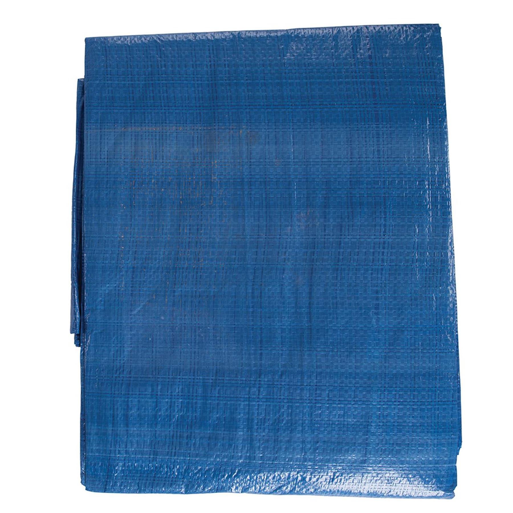Tarpaulin Waterproof Sheet 4.8Mx6.1M Heavy Duty Cover Tarp Pvc Tear Proof