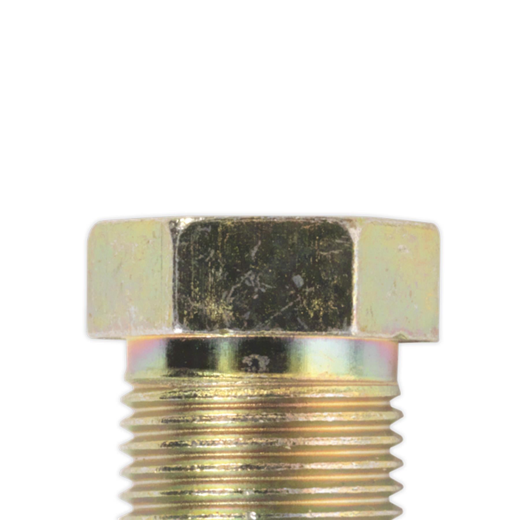 Sealey Brake Pipe Nut M12 x 1mm Male 1/4" Pipe DIN Form Pack of 10