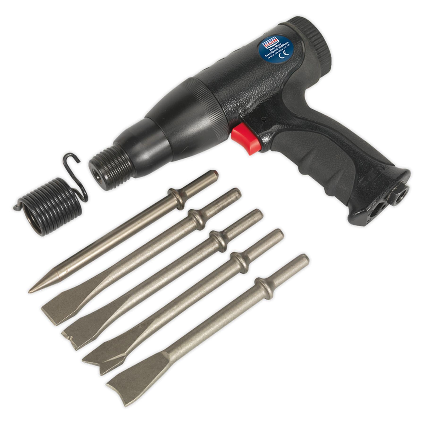 Sealey Air Hammer Kit Composite Premier - Long Stroke