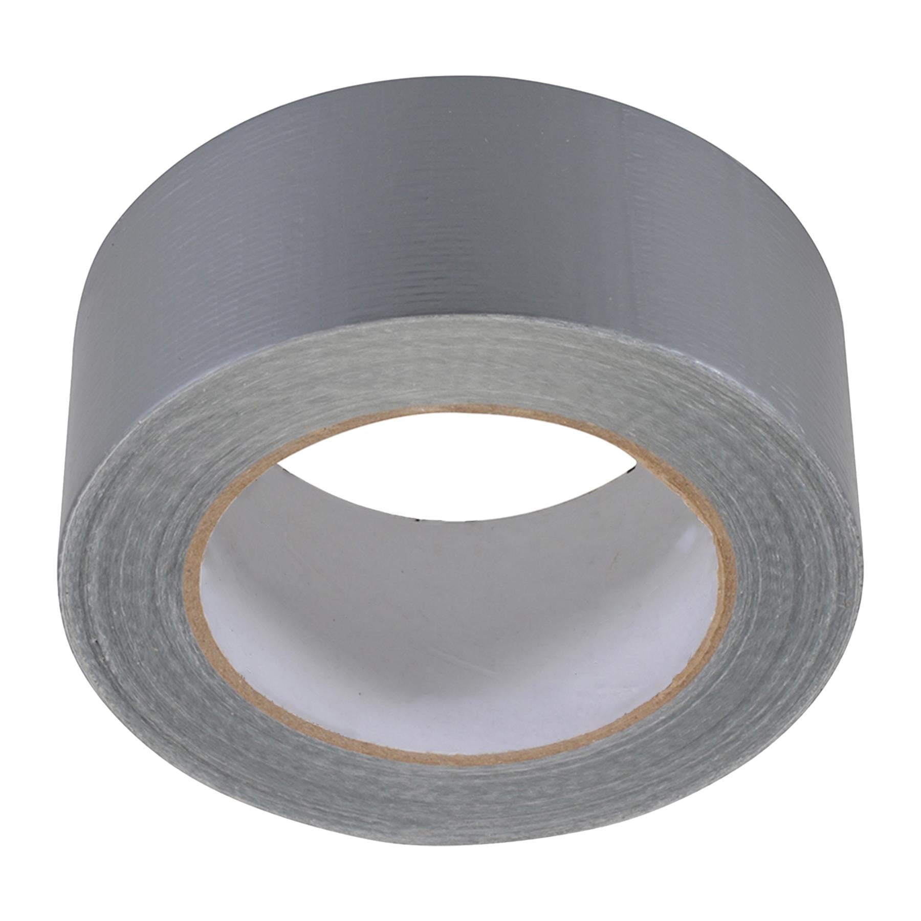 Duct Tape - 50mm X 50M Silver Polyethylene-Coated With Hot-Melt Glue Adhesive