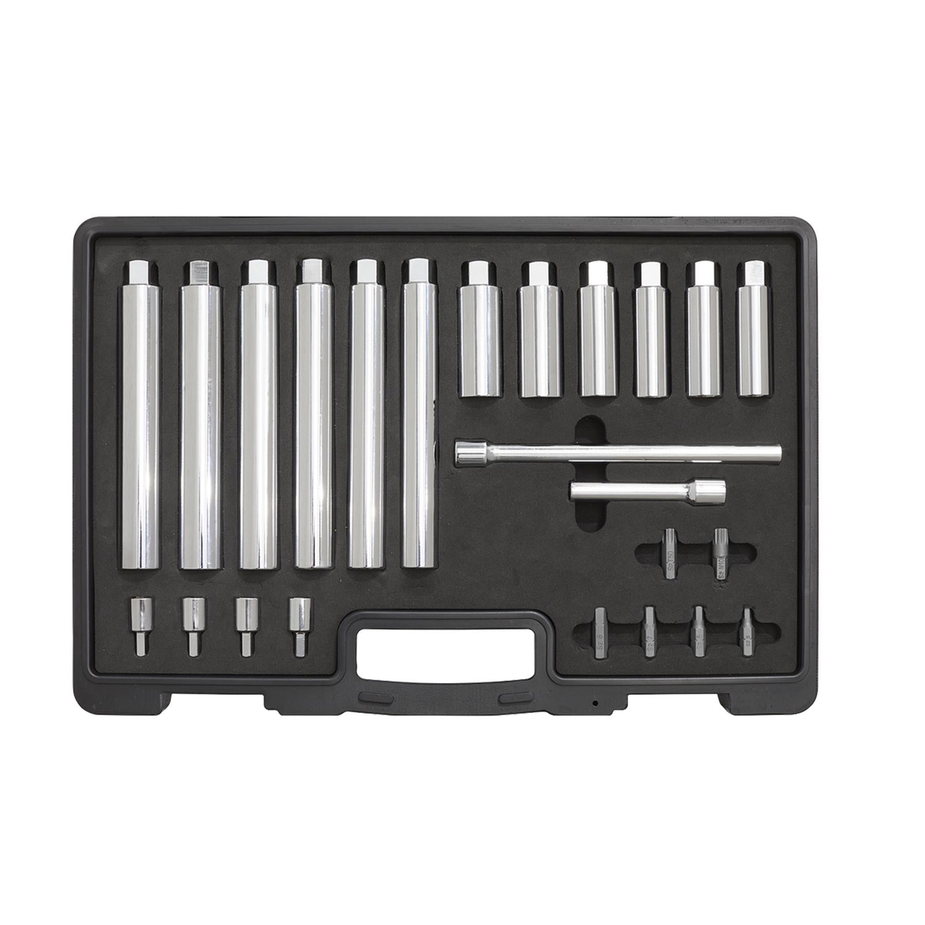 Sealey Suspension Strut Socket Set 24pc Chrome Vanadium Steel