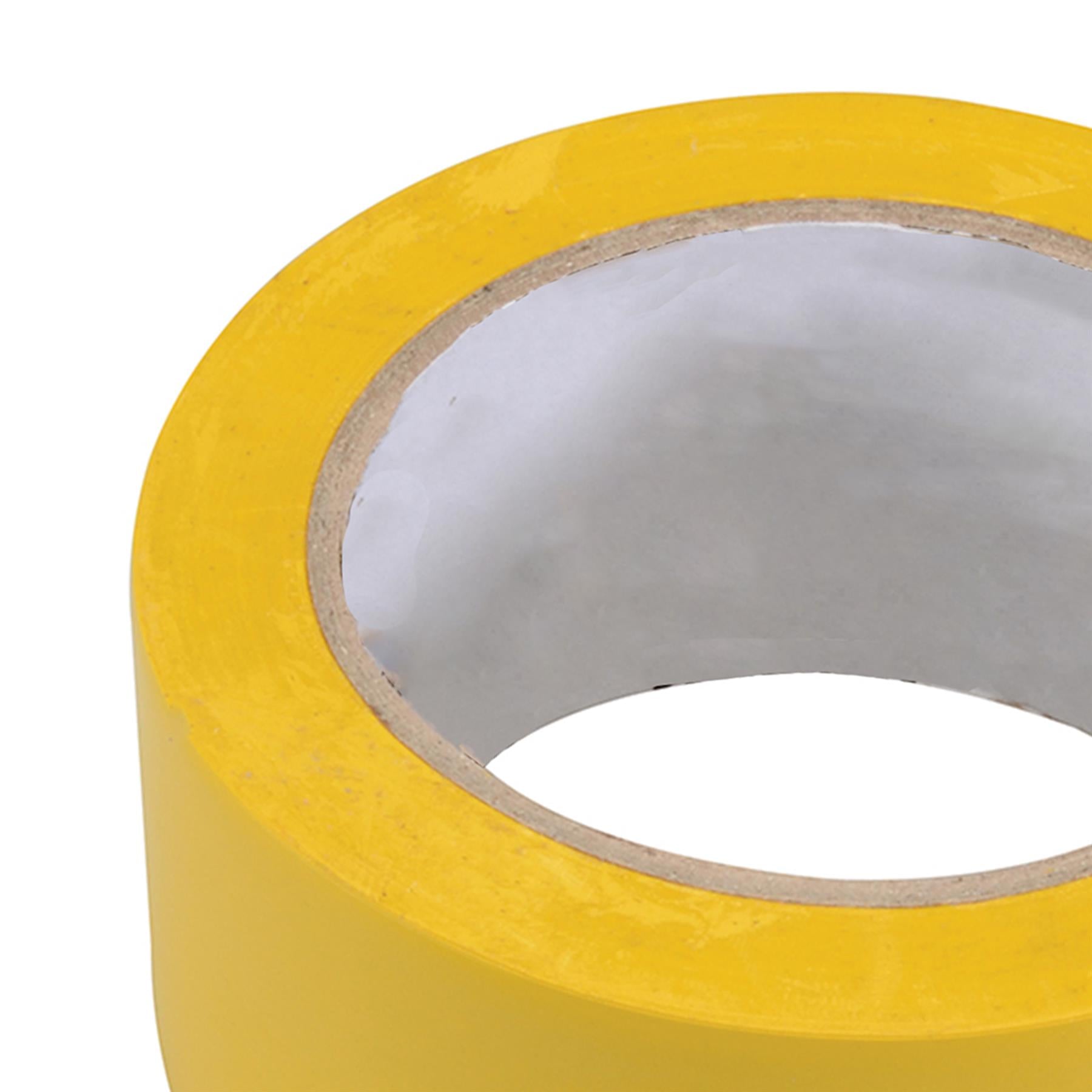 2 x High Quality PVC Electrical Insulation Tape (2 Inch 50mm) Yellow Wide Flame Retardent