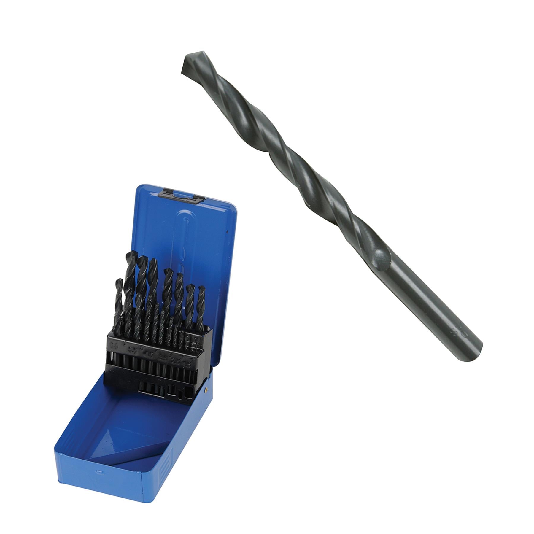 Quality 19Pce HSS-R Jobber Drill Bit Set 1mm - 10mm Hand Tool Drills New