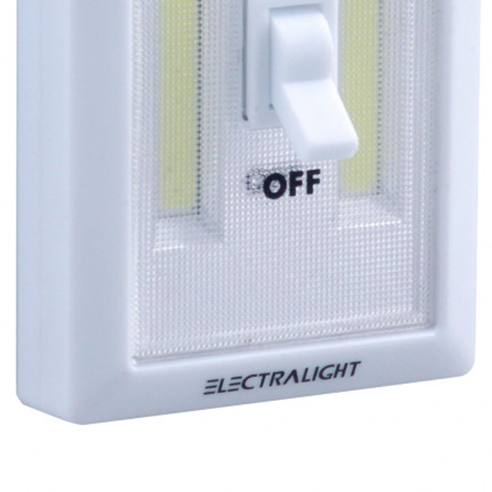 BlueSpot Electralight 2Pce COB Wall Light Set (200 Lumens) Cupboards Basements With Batteries