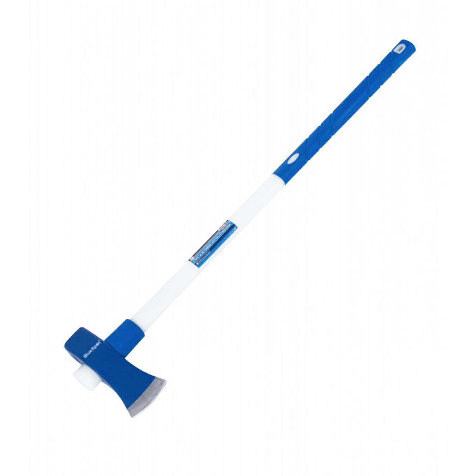 BlueSpot 6lb Log Splitting Chopper Wood Maul Axe Fibreglass Rubber Handle 910mm