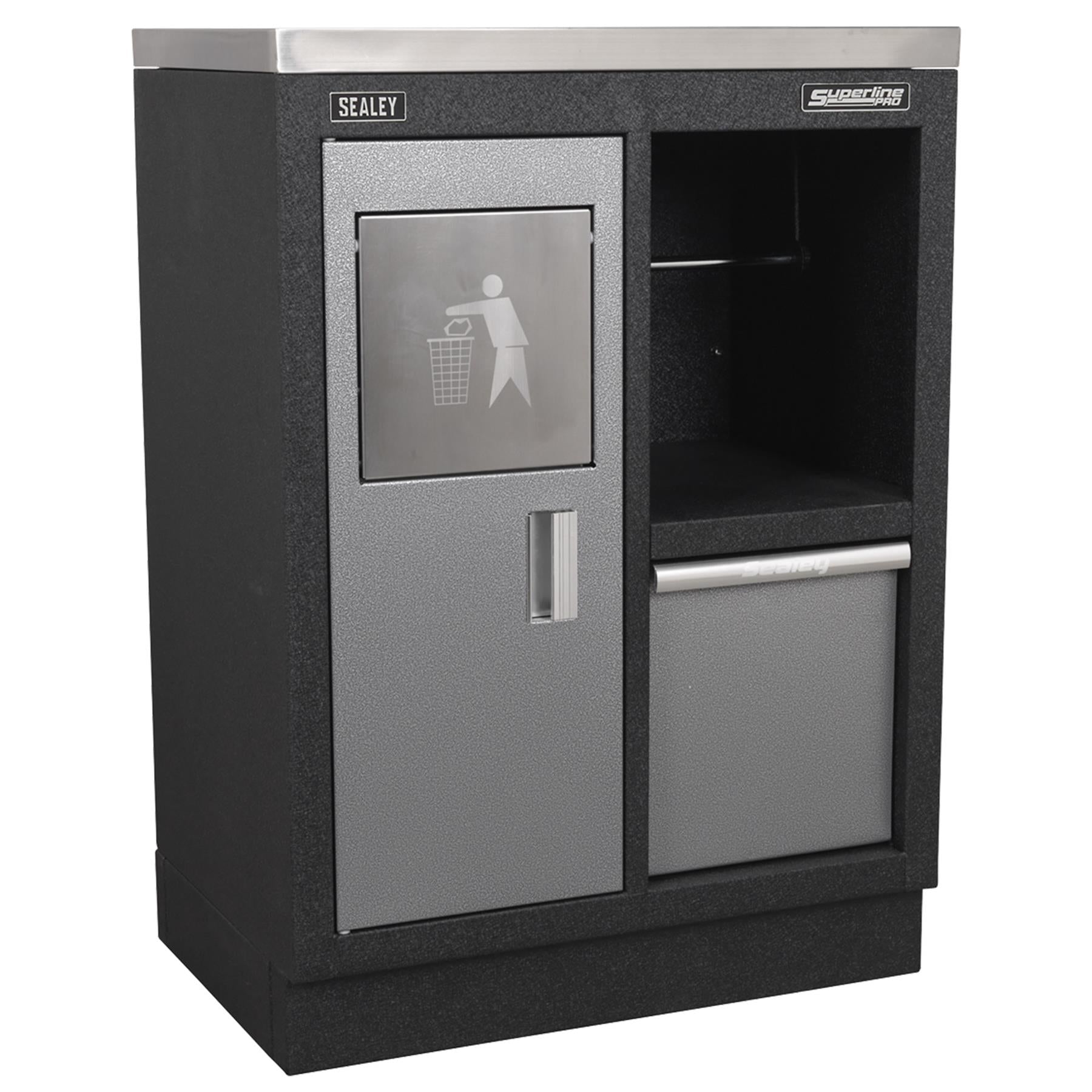 Sealey Superline Pro 1.6m Corner Storage System - Wood Worktop
